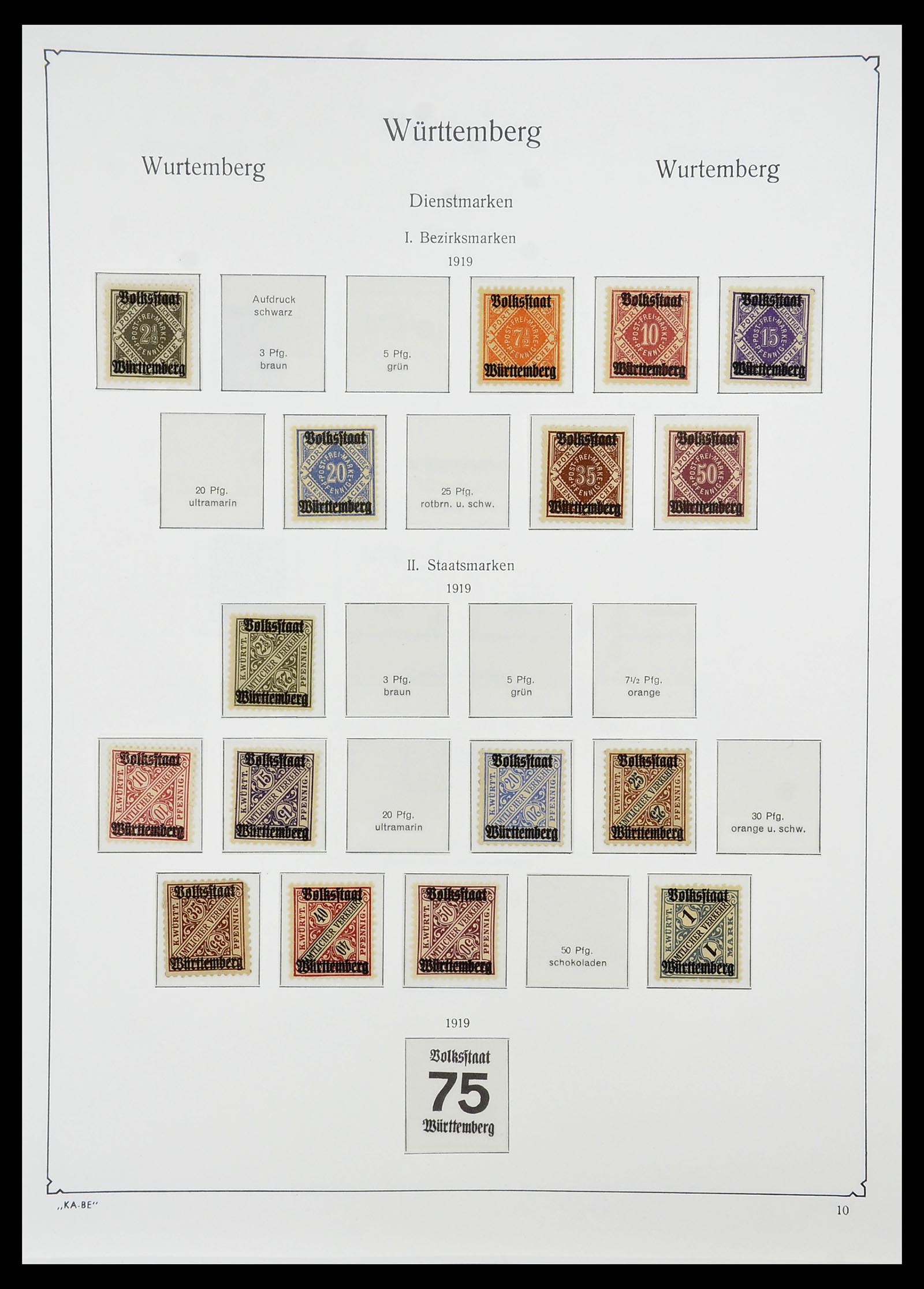 34555 035 - Postzegelverzameling 34555 Oud Duitse Staten 1850-1920.