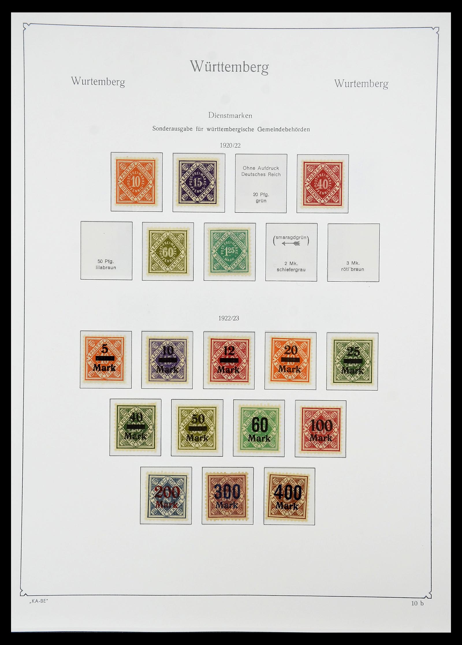 34555 036 - Postzegelverzameling 34555 Oud Duitse Staten 1850-1920.