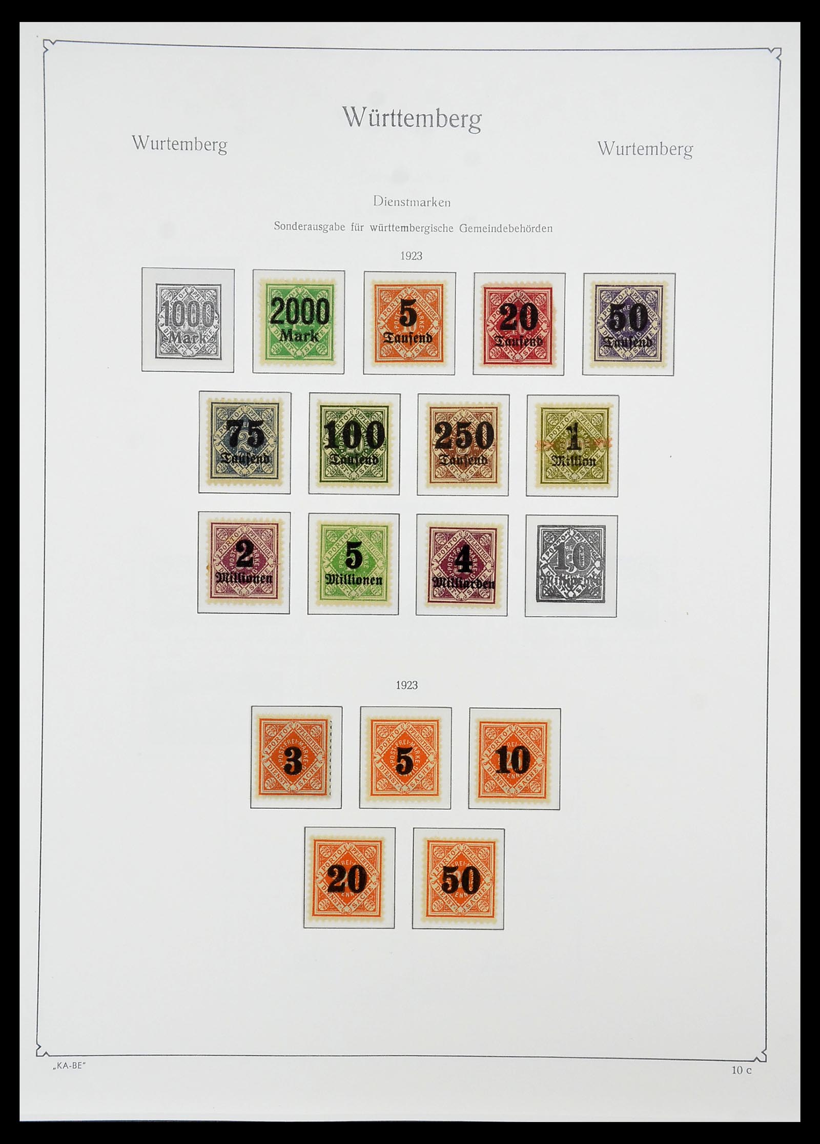 34555 037 - Postzegelverzameling 34555 Oud Duitse Staten 1850-1920.
