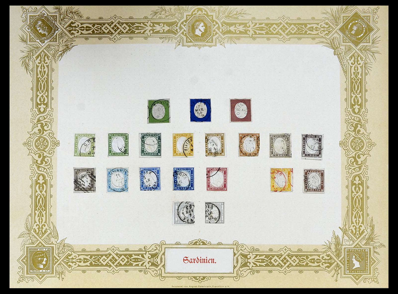 34558 005 - Postzegelverzameling 34558 Italië 1850-1935.