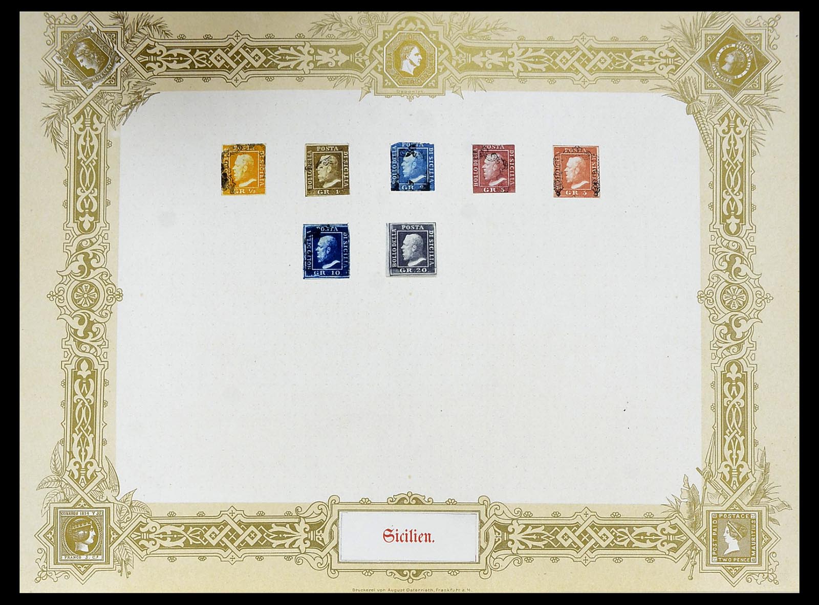 34558 006 - Postzegelverzameling 34558 Italië 1850-1935.