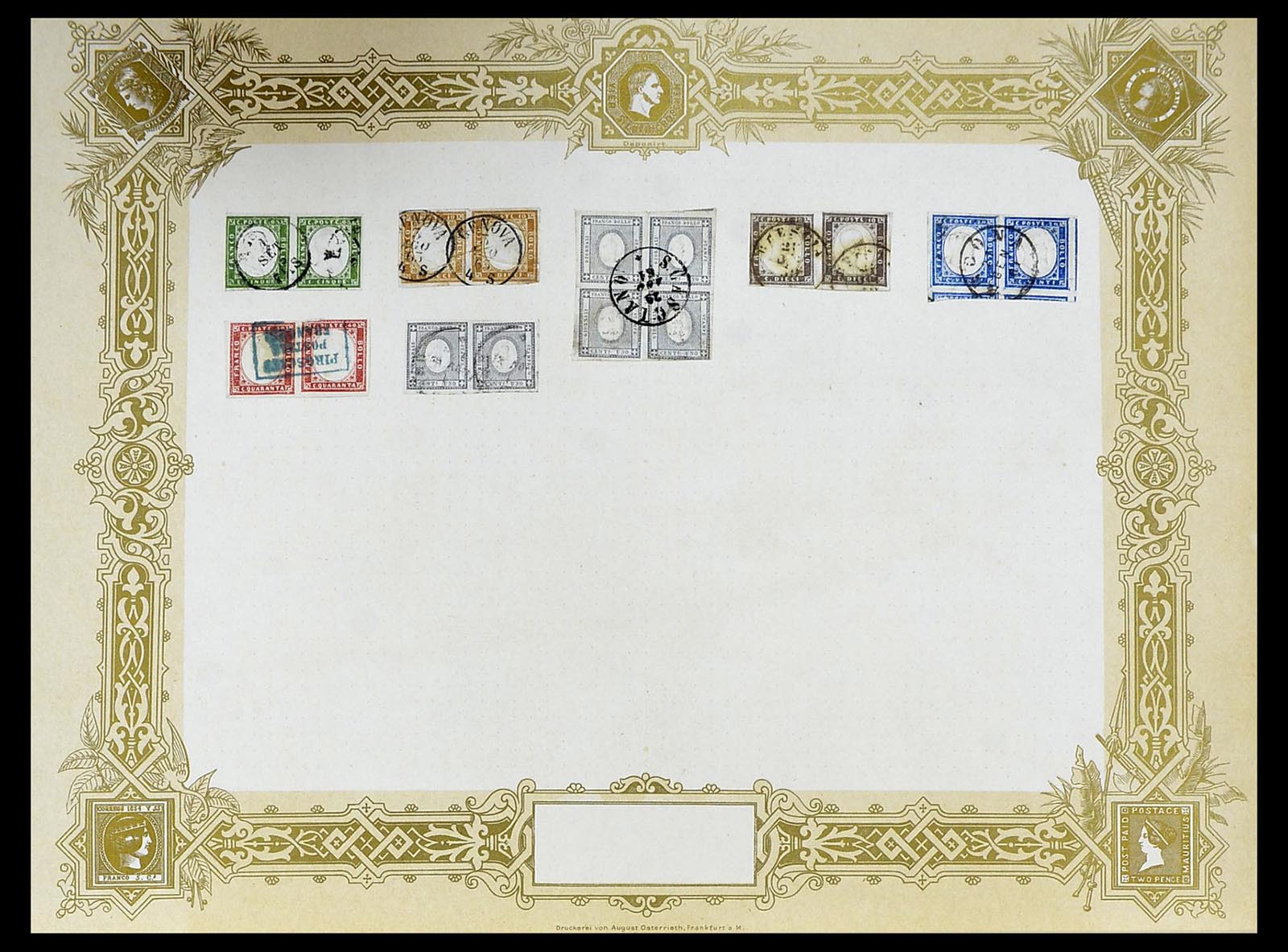34558 008 - Postzegelverzameling 34558 Italië 1850-1935.