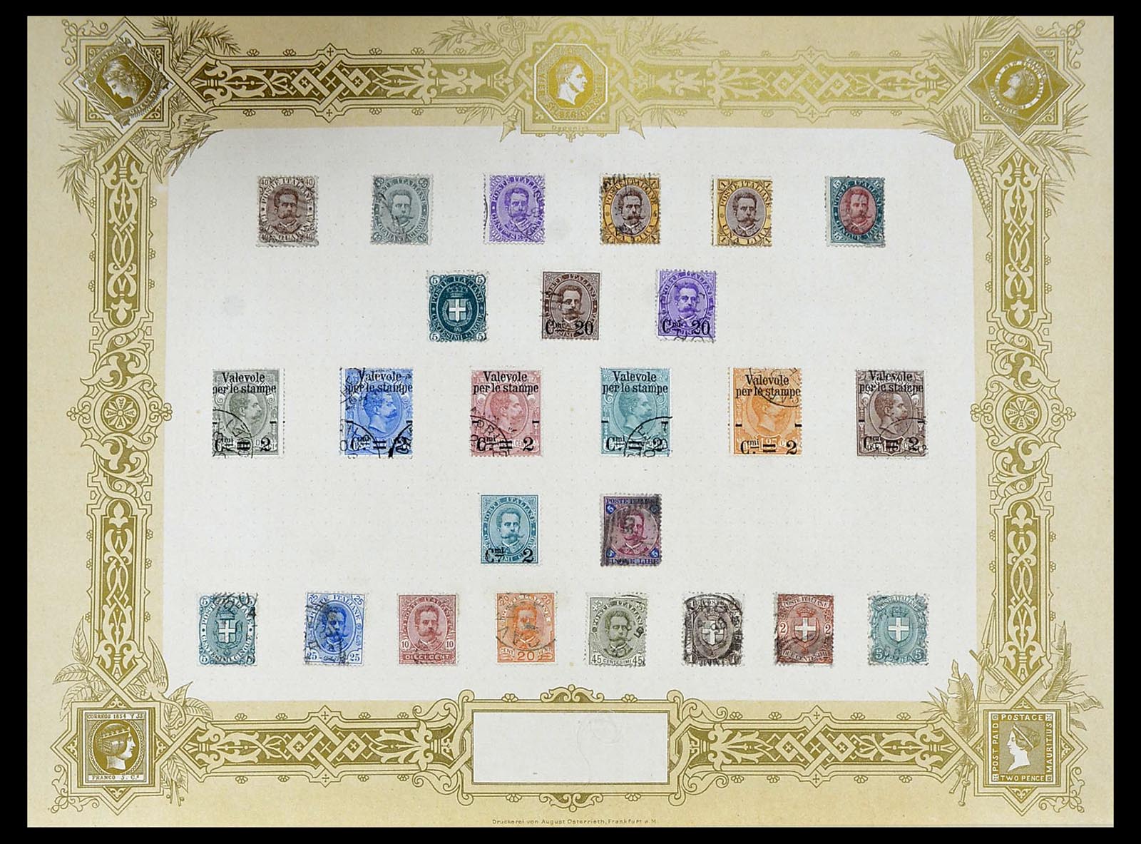 34558 011 - Postzegelverzameling 34558 Italië 1850-1935.