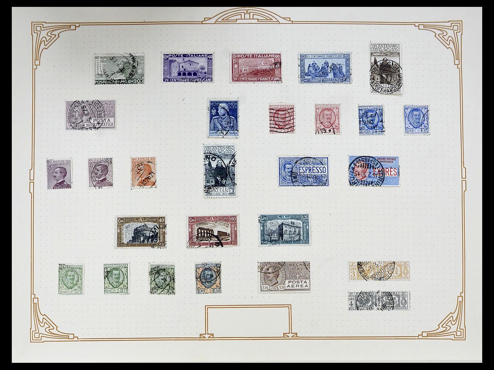 34558 017 - Stamp Collection 34558 Italy 1850-1935.