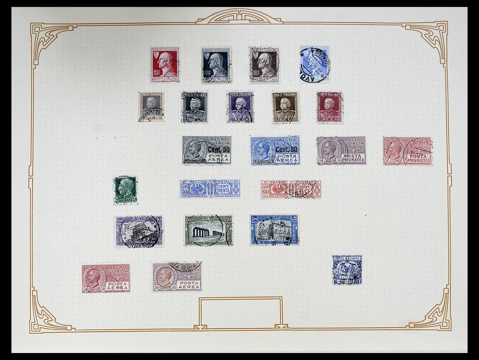 34558 018 - Postzegelverzameling 34558 Italië 1850-1935.