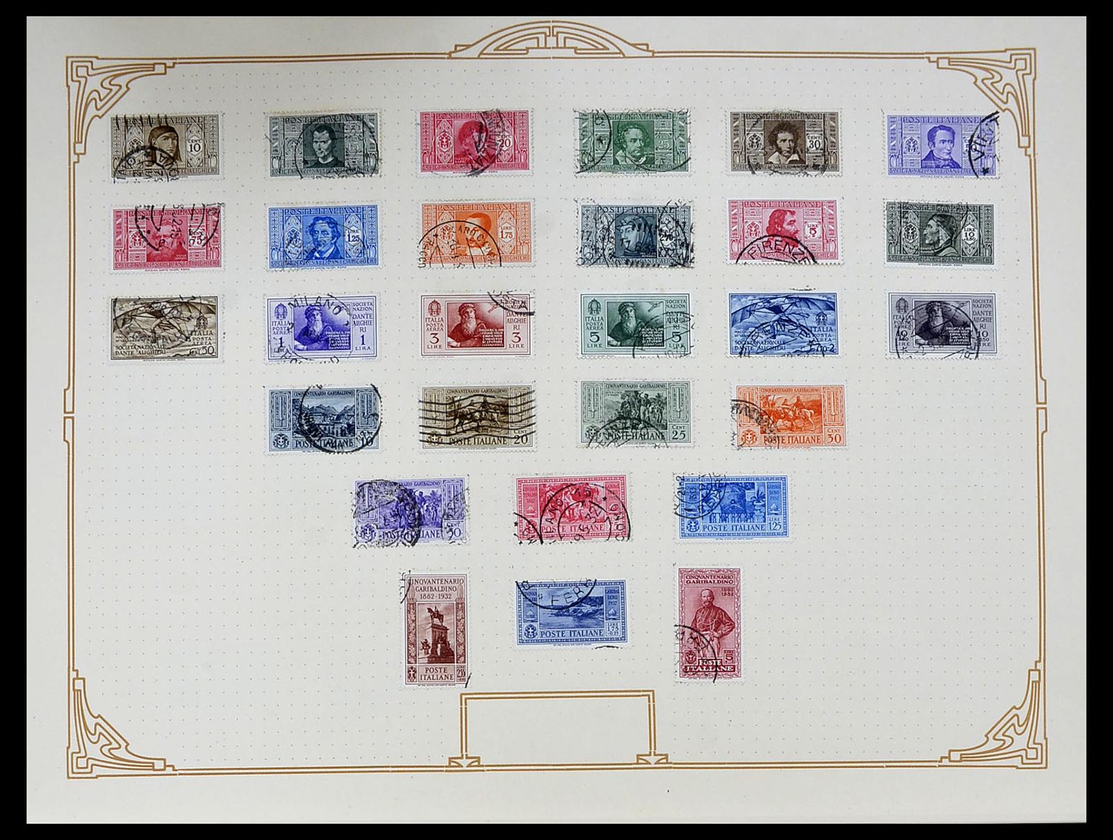 34558 022 - Postzegelverzameling 34558 Italië 1850-1935.