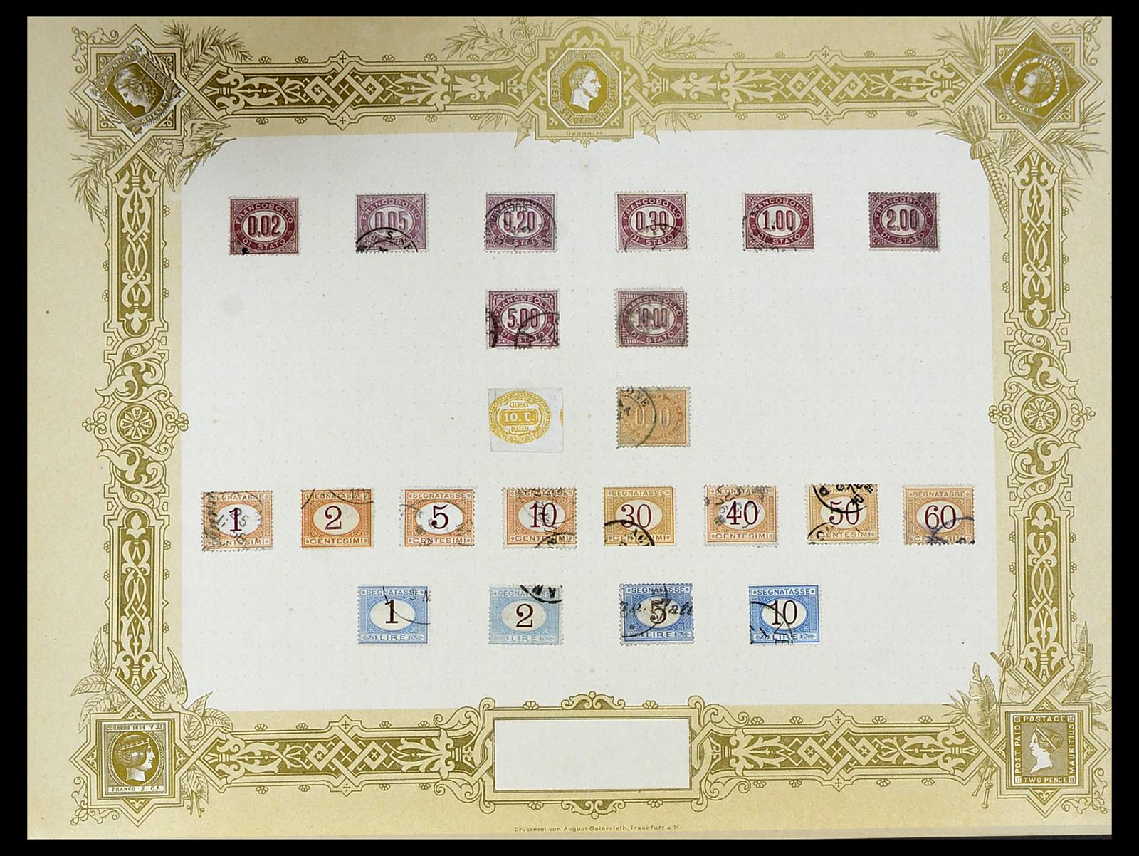 34558 026 - Postzegelverzameling 34558 Italië 1850-1935.
