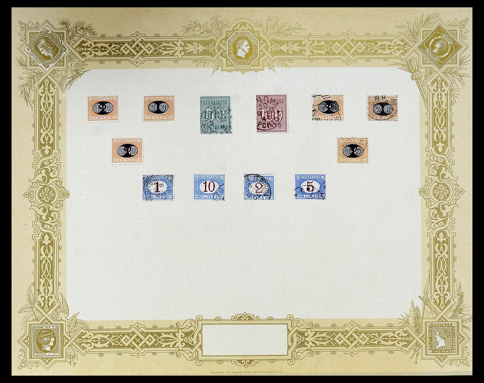 34558 027 - Postzegelverzameling 34558 Italië 1850-1935.
