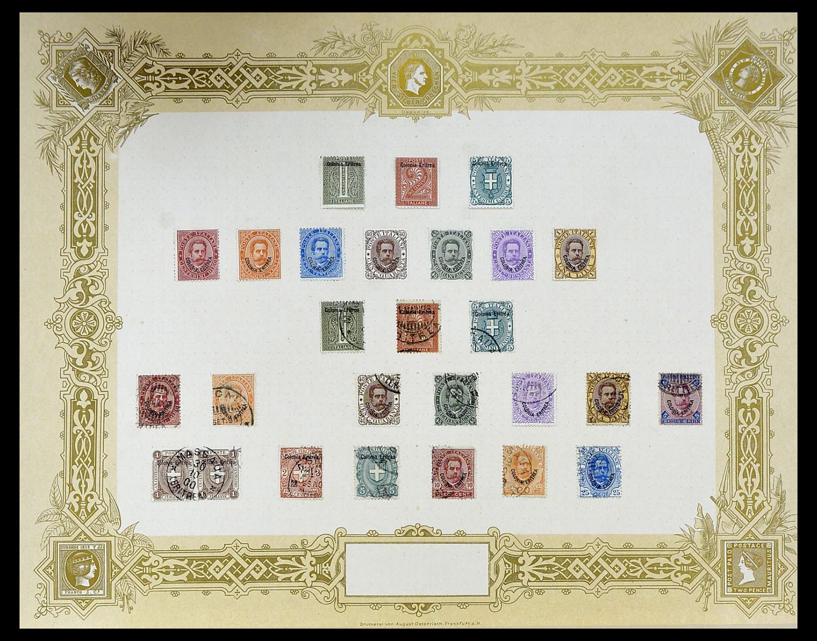 34558 030 - Postzegelverzameling 34558 Italië 1850-1935.