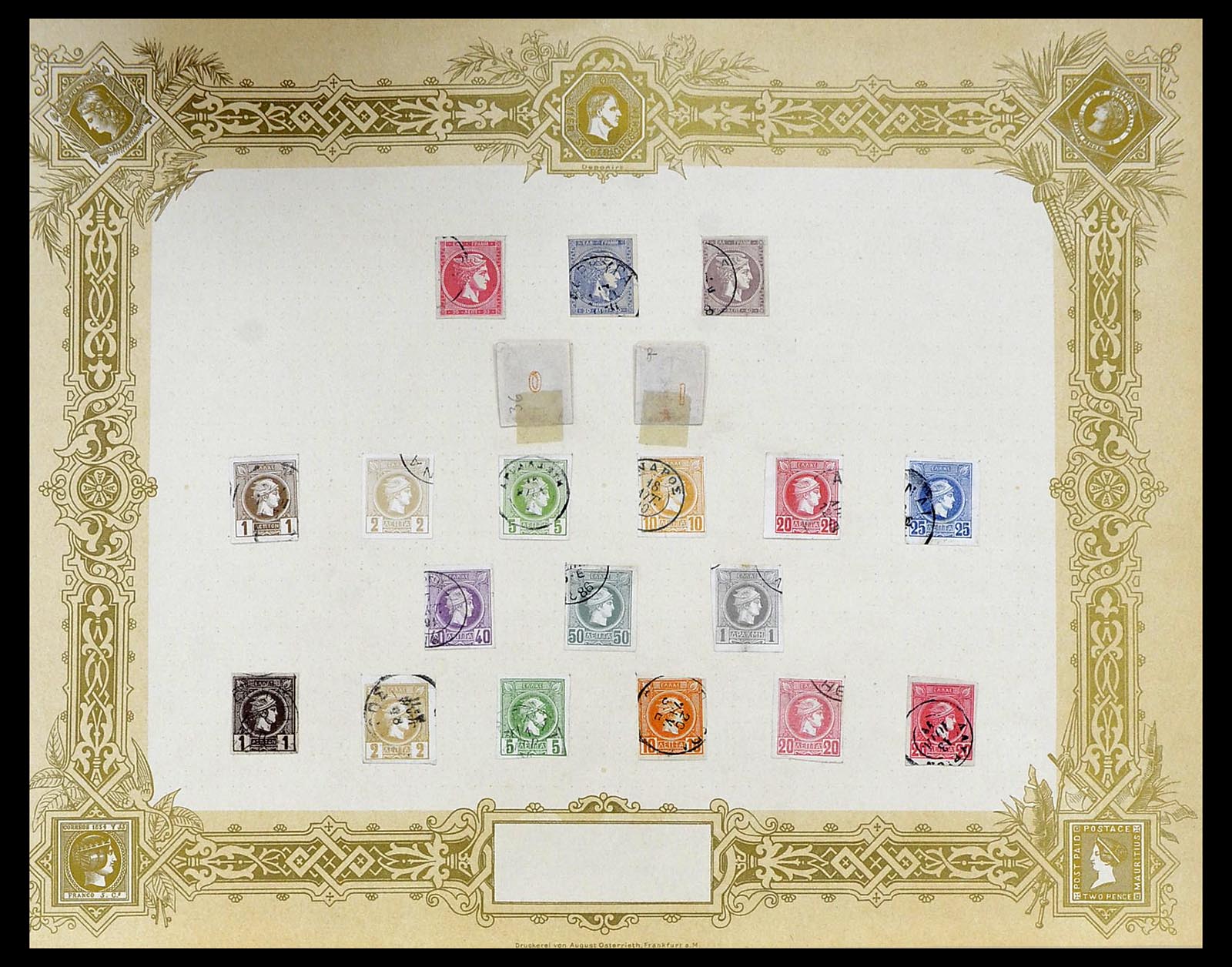 34559 003 - Postzegelverzameling 34559 Griekenland 1861-1927.