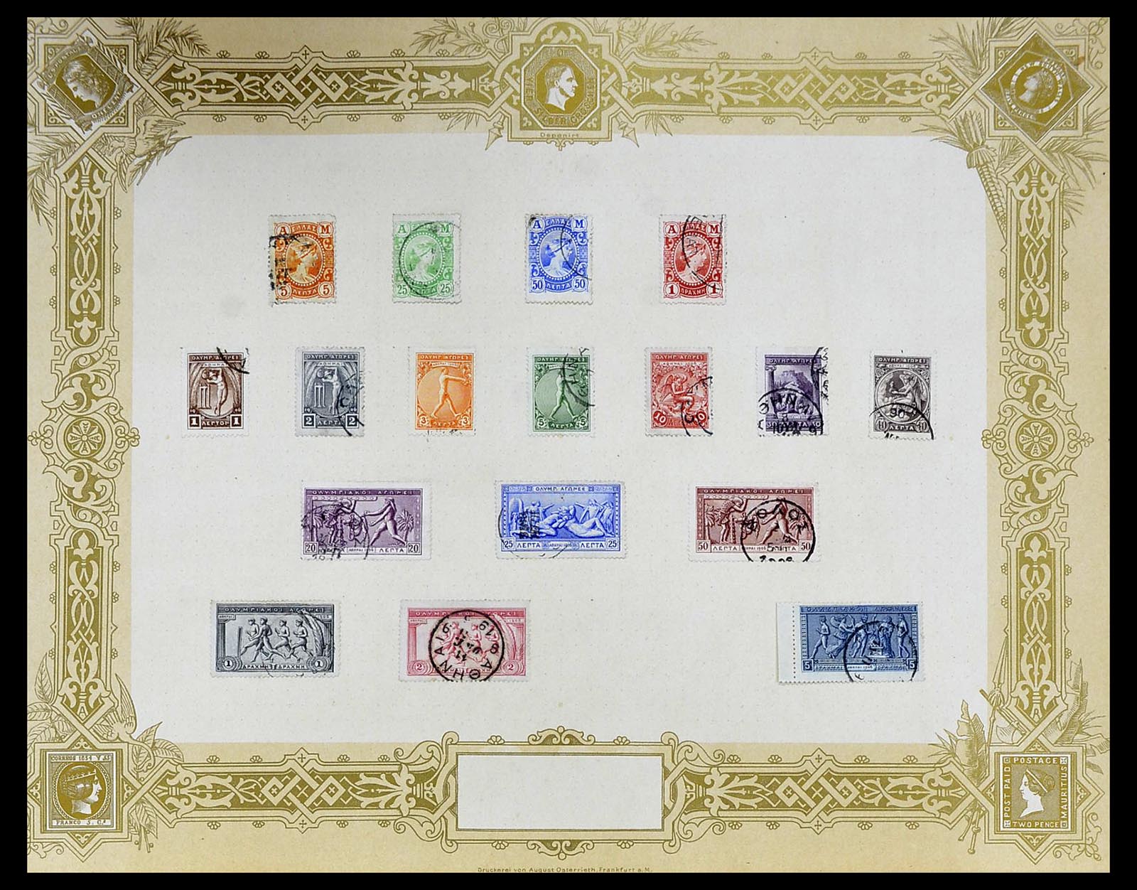 34559 008 - Postzegelverzameling 34559 Griekenland 1861-1927.