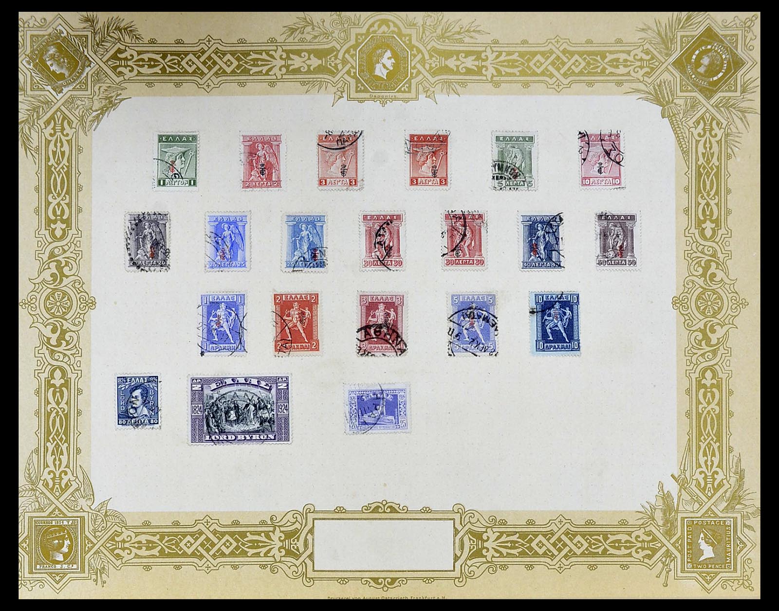 34559 012 - Postzegelverzameling 34559 Griekenland 1861-1927.