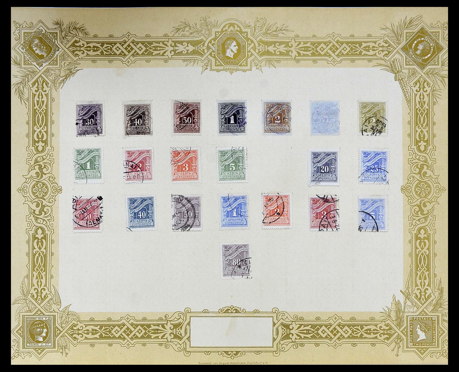 34559 018 - Postzegelverzameling 34559 Griekenland 1861-1927.
