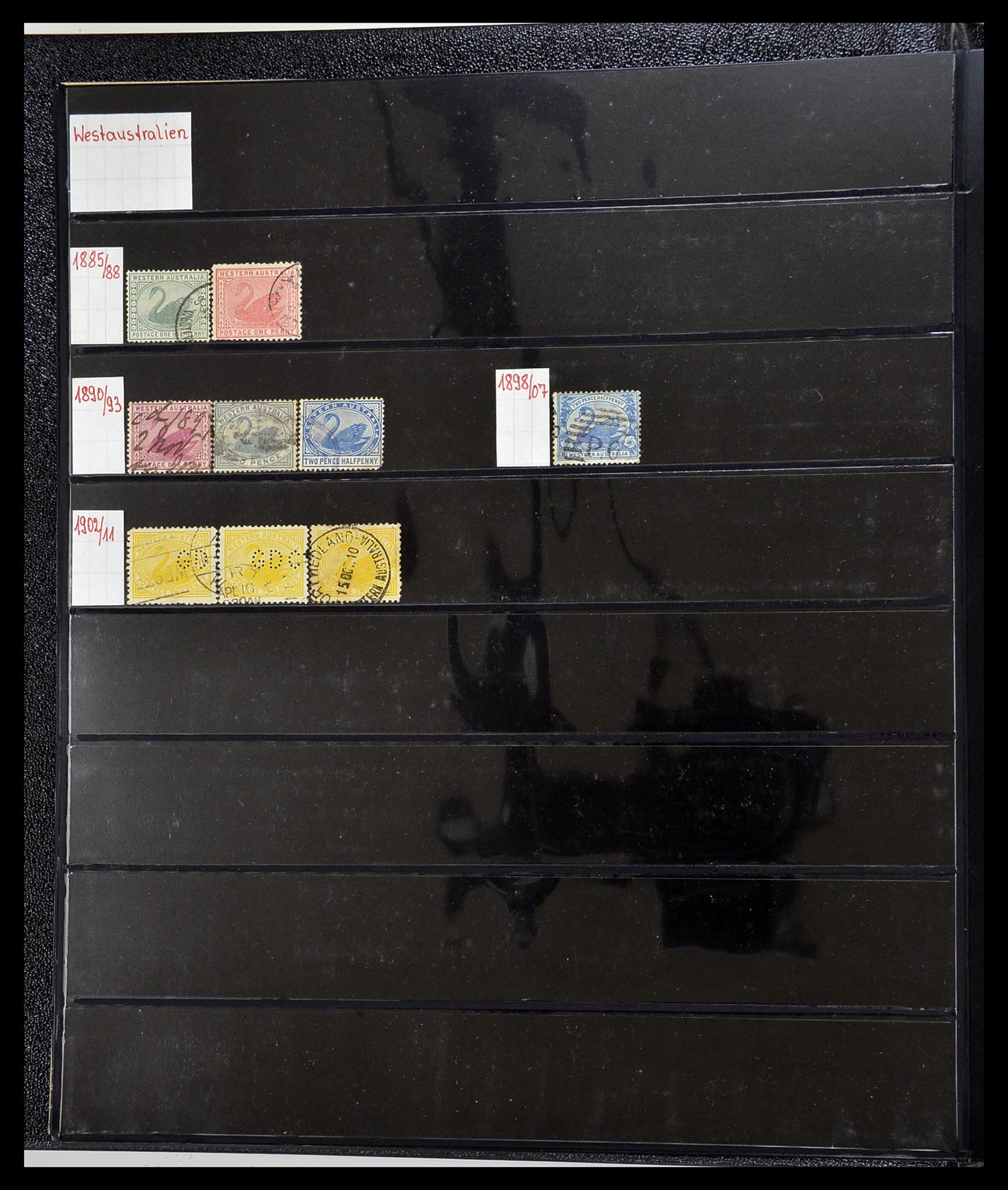34560 004 - Postzegelverzameling 34560 Engelse gebieden in de stille Zuidzee 1840