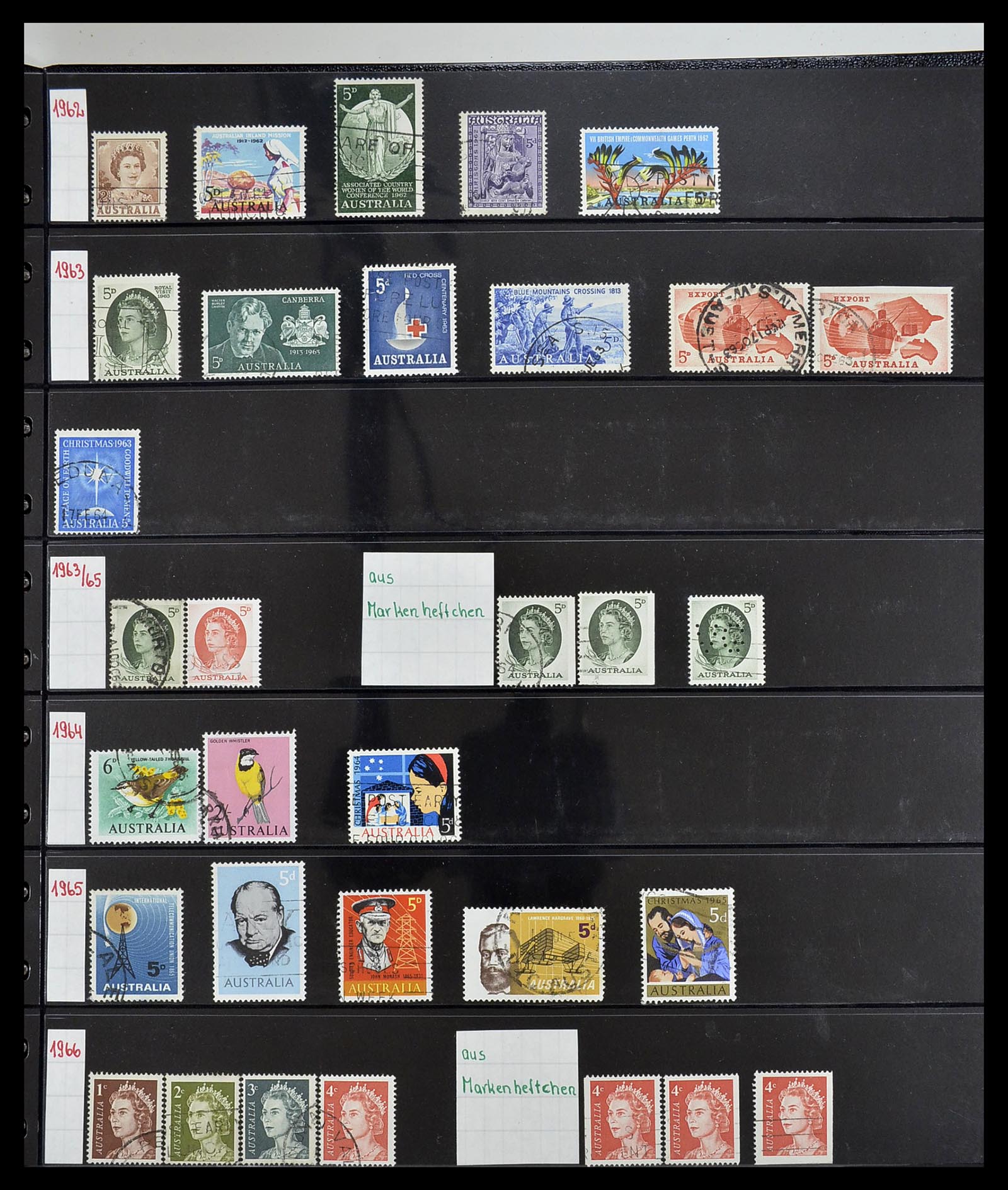 34560 009 - Postzegelverzameling 34560 Engelse gebieden in de stille Zuidzee 1840