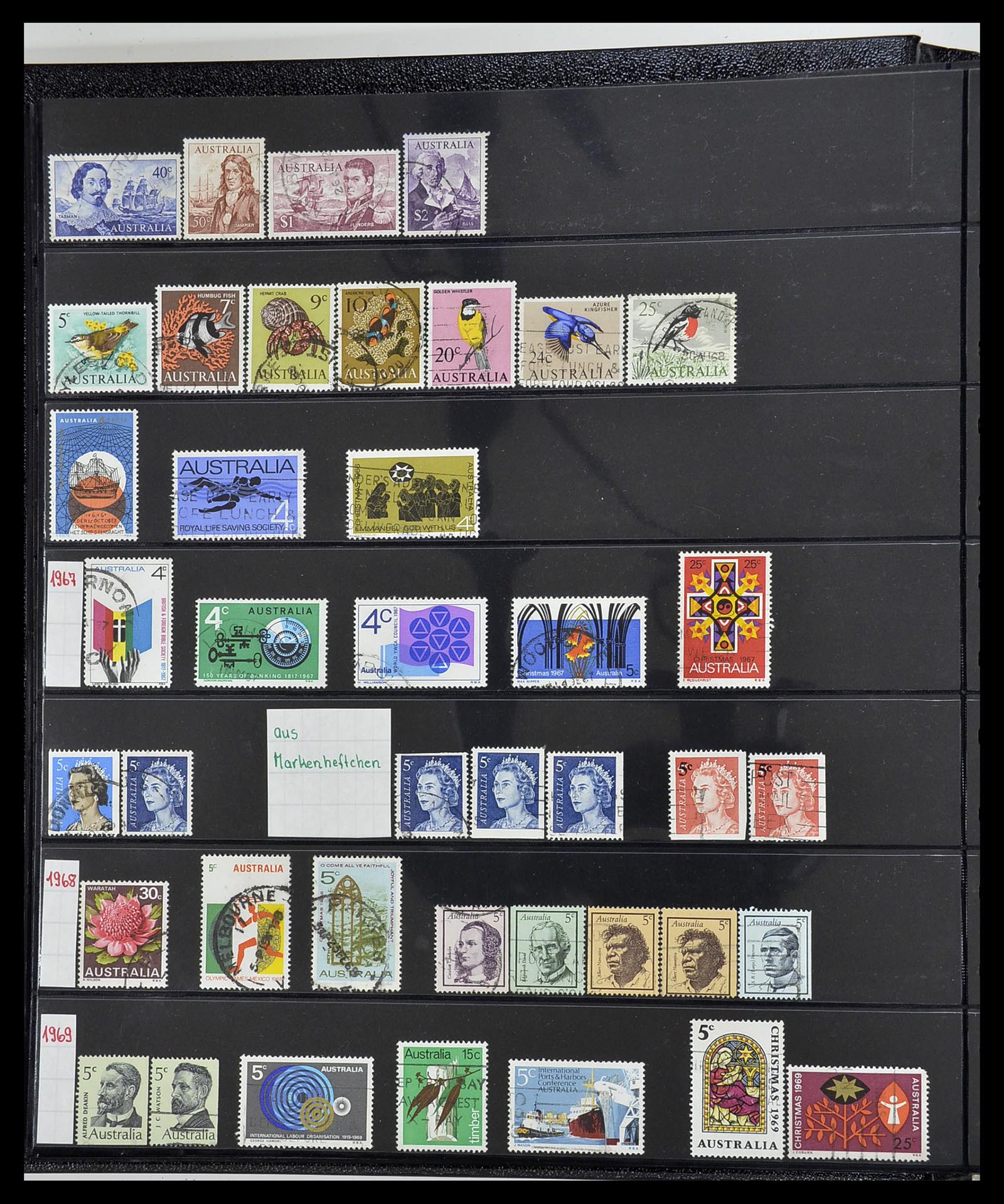 34560 010 - Postzegelverzameling 34560 Engelse gebieden in de stille Zuidzee 1840