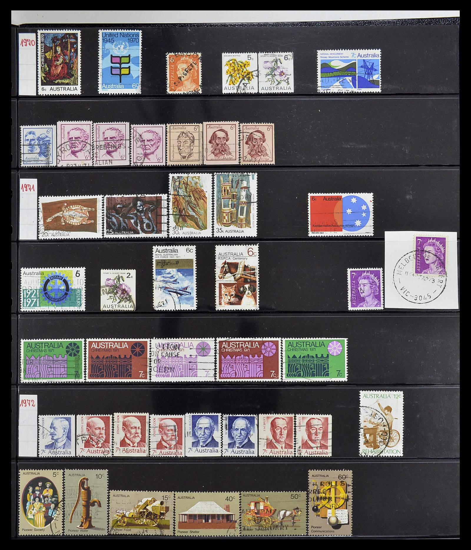 34560 011 - Postzegelverzameling 34560 Engelse gebieden in de stille Zuidzee 1840