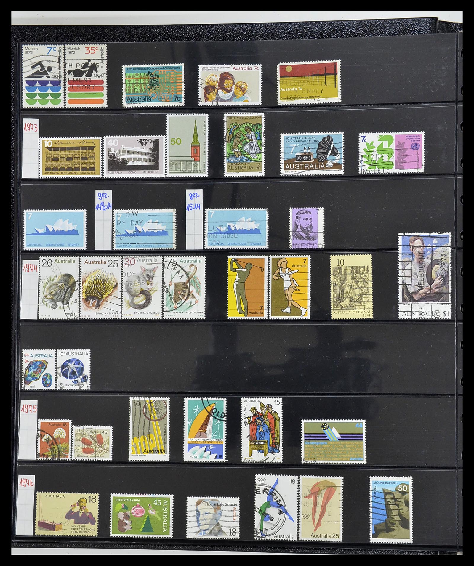 34560 012 - Postzegelverzameling 34560 Engelse gebieden in de stille Zuidzee 1840