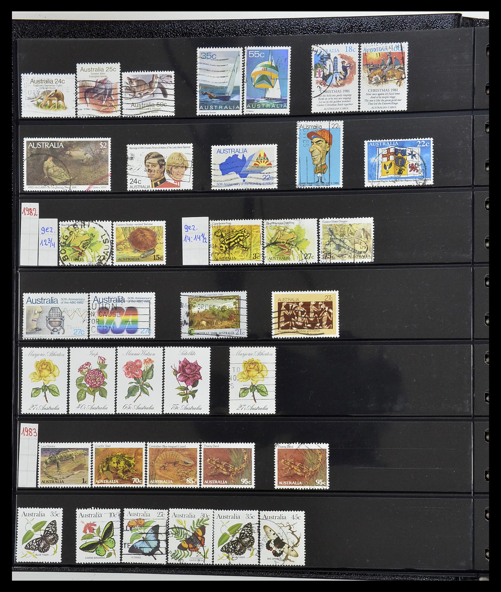 34560 014 - Postzegelverzameling 34560 Engelse gebieden in de stille Zuidzee 1840