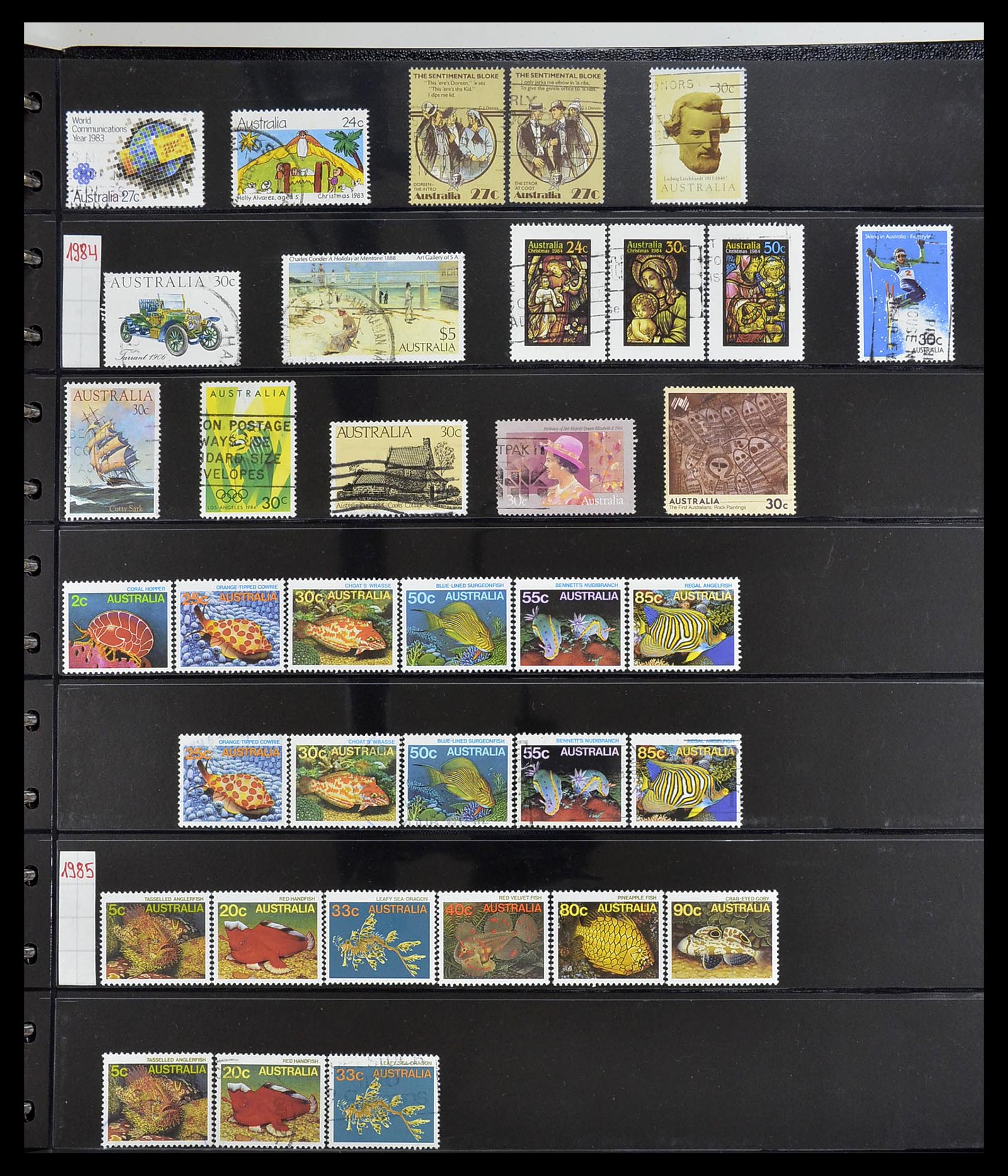 34560 015 - Postzegelverzameling 34560 Engelse gebieden in de stille Zuidzee 1840