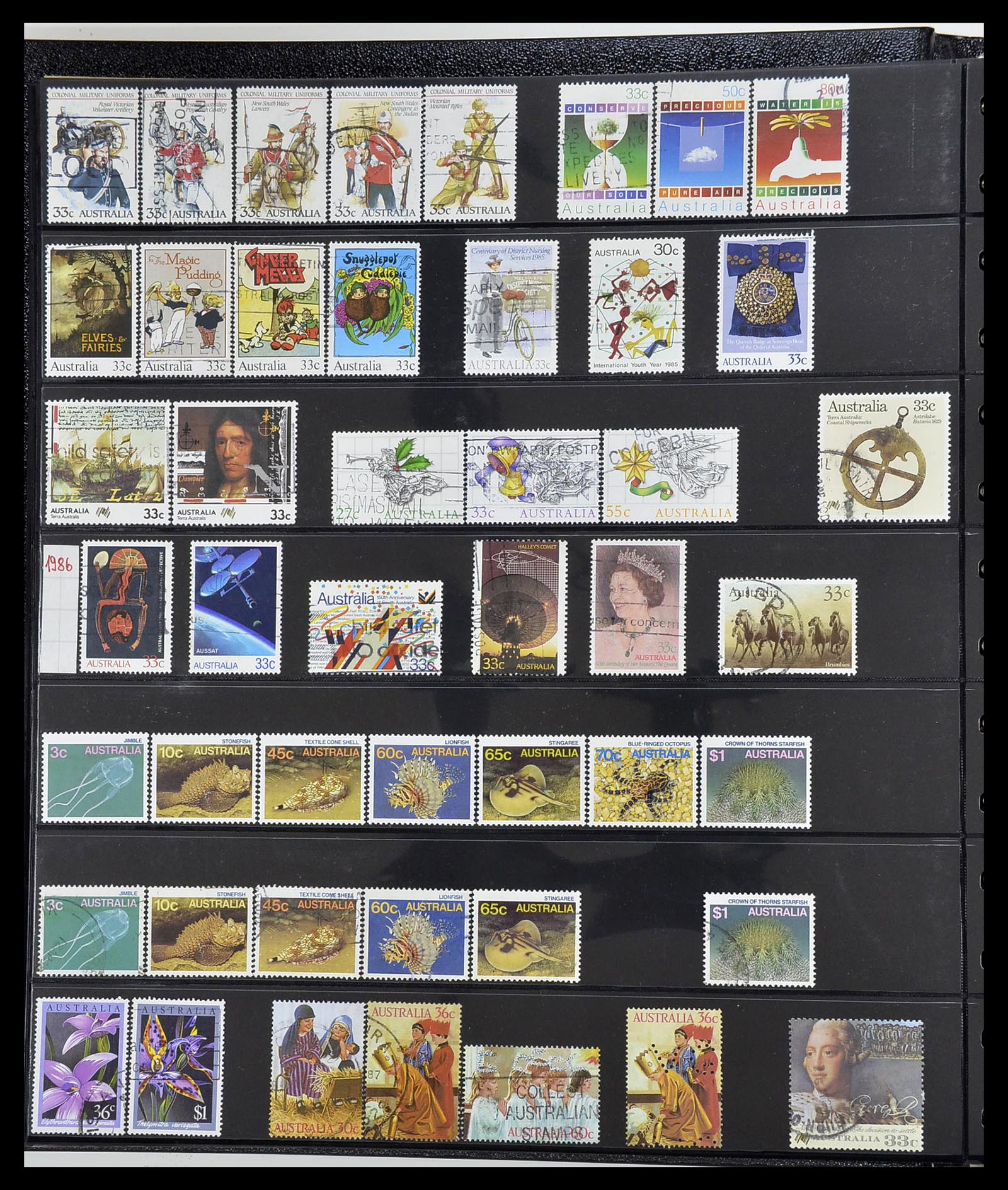34560 016 - Postzegelverzameling 34560 Engelse gebieden in de stille Zuidzee 1840
