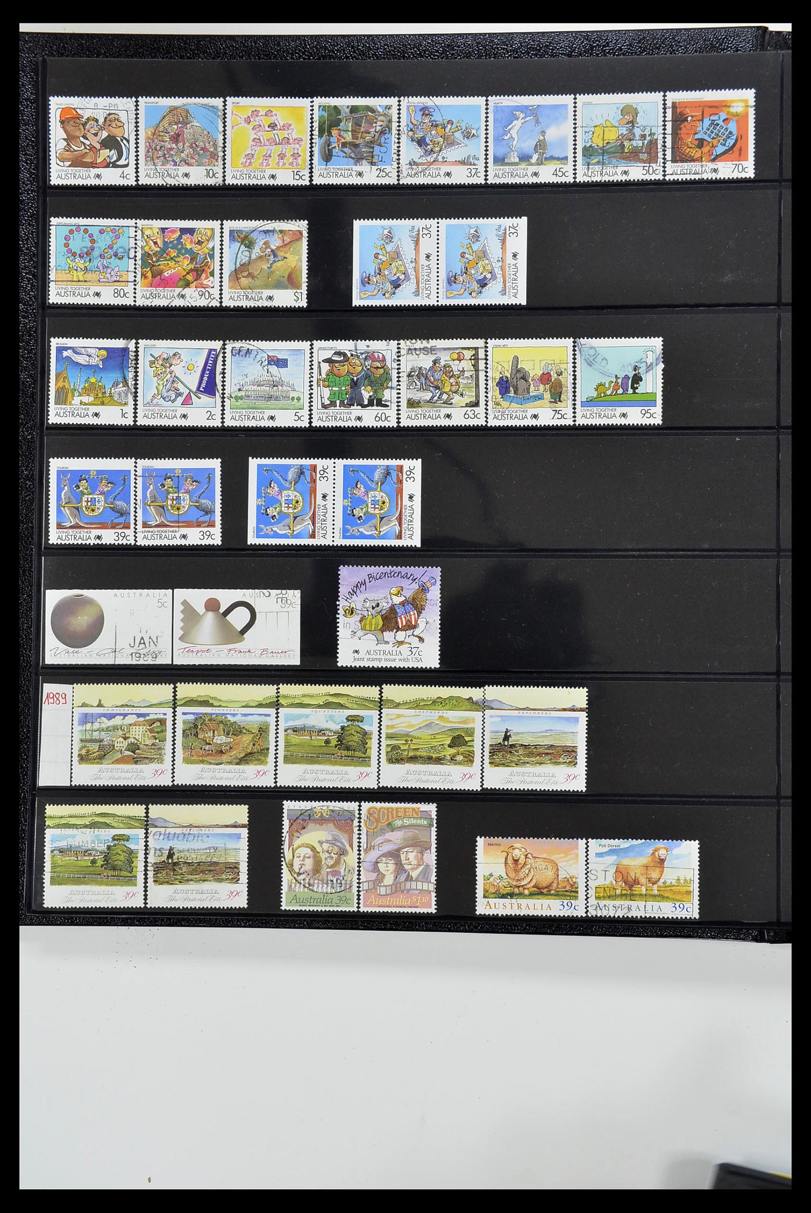 34560 018 - Postzegelverzameling 34560 Engelse gebieden in de stille Zuidzee 1840