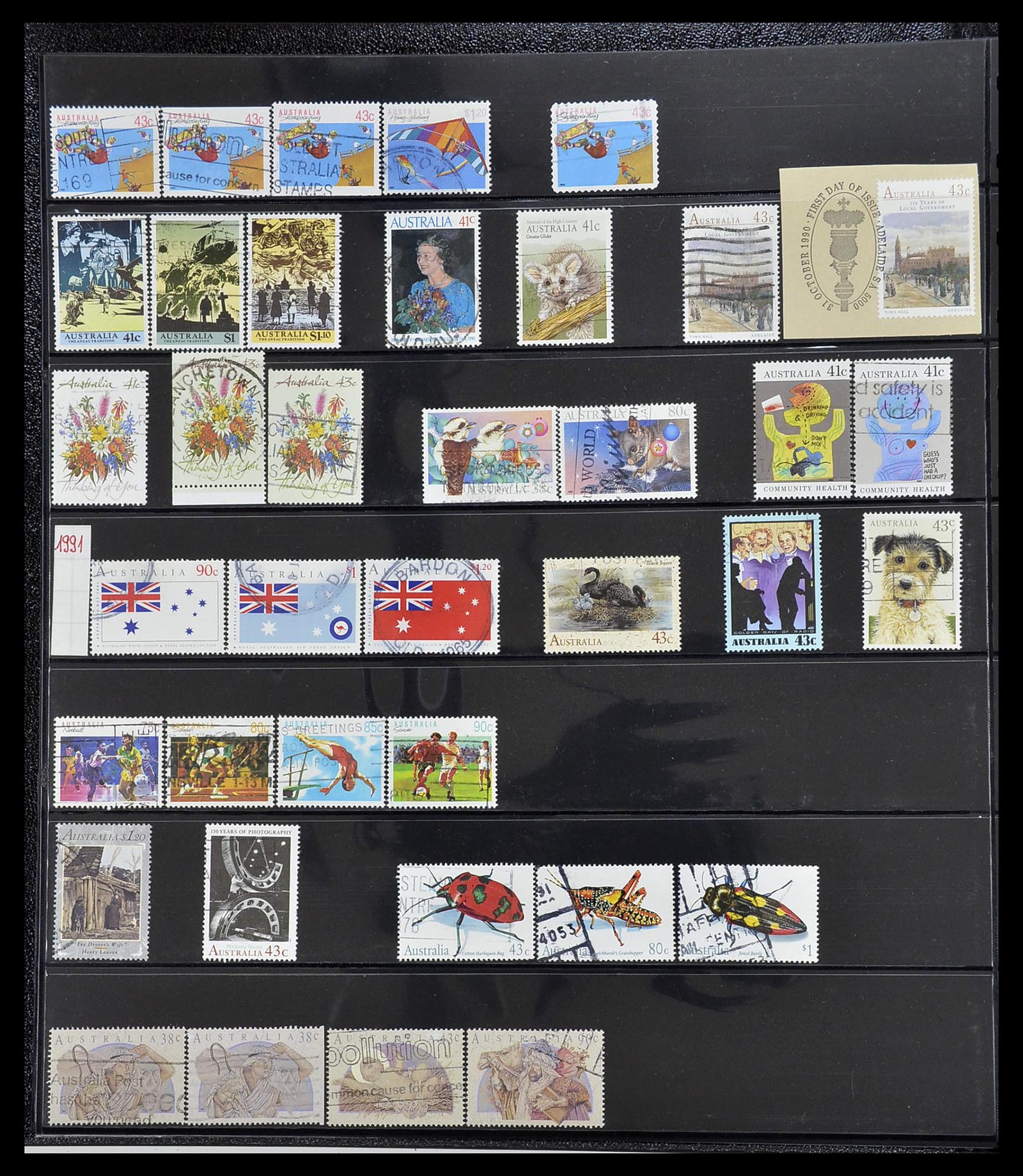 34560 020 - Postzegelverzameling 34560 Engelse gebieden in de stille Zuidzee 1840