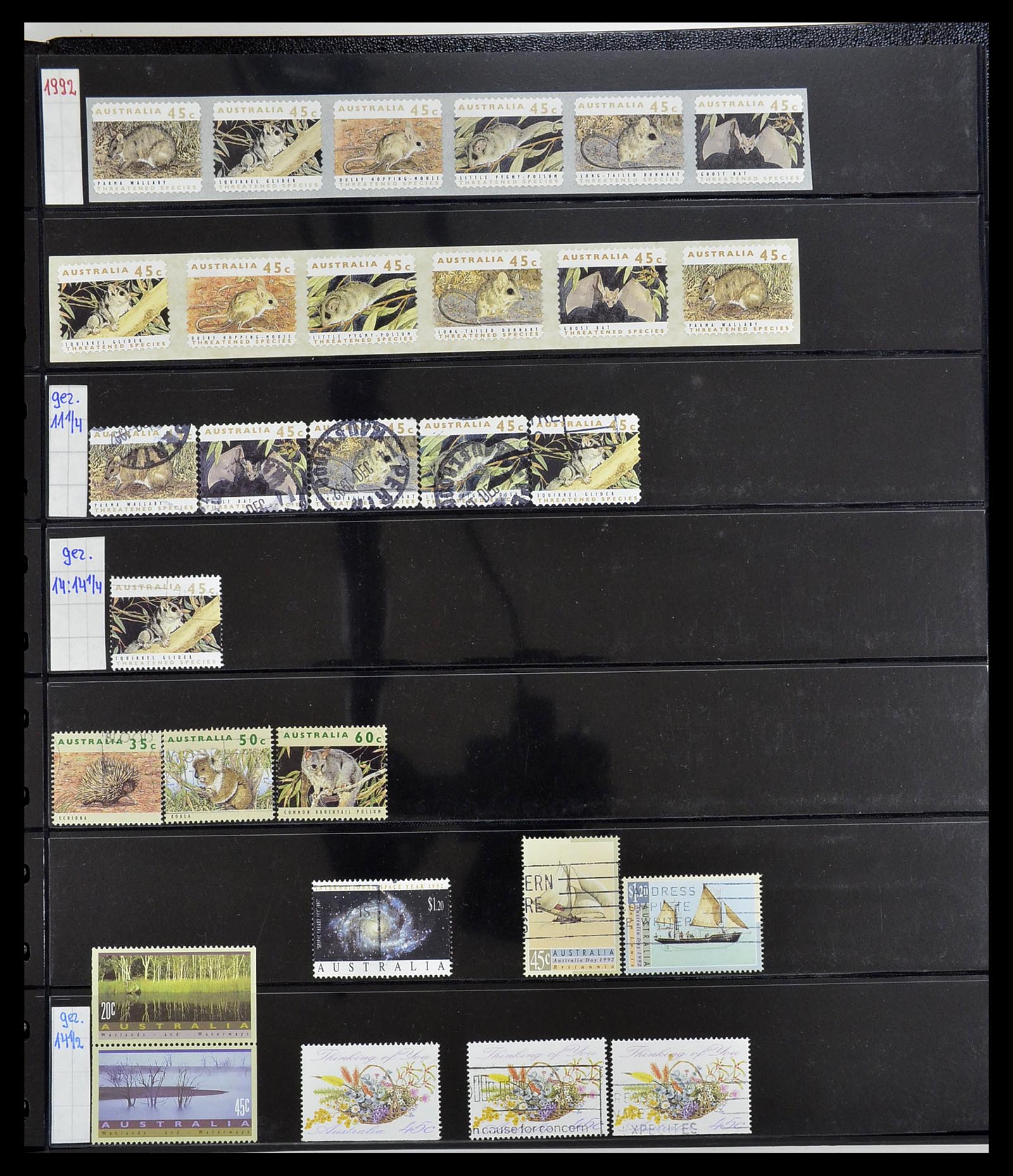 34560 021 - Postzegelverzameling 34560 Engelse gebieden in de stille Zuidzee 1840