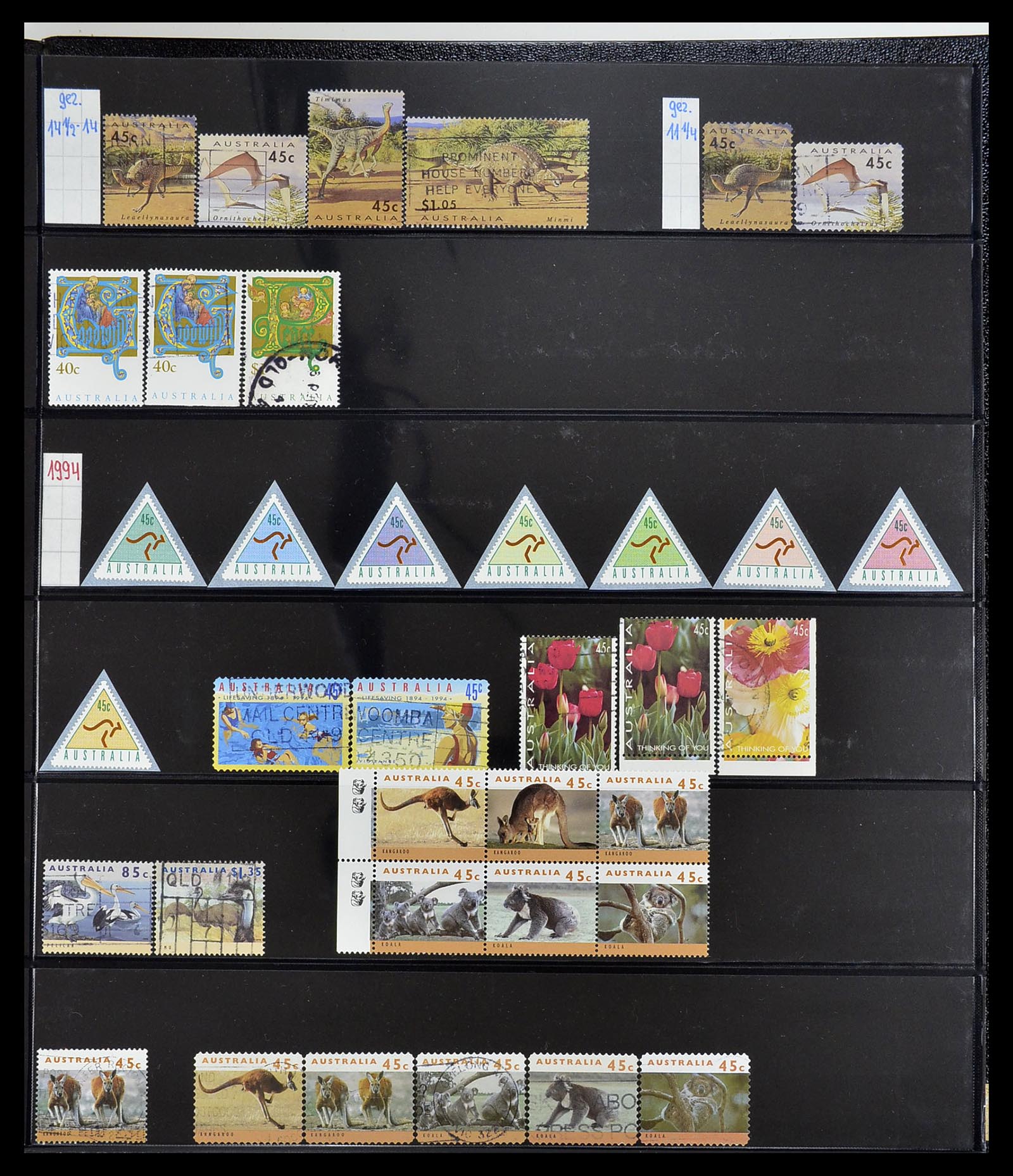 34560 023 - Postzegelverzameling 34560 Engelse gebieden in de stille Zuidzee 1840