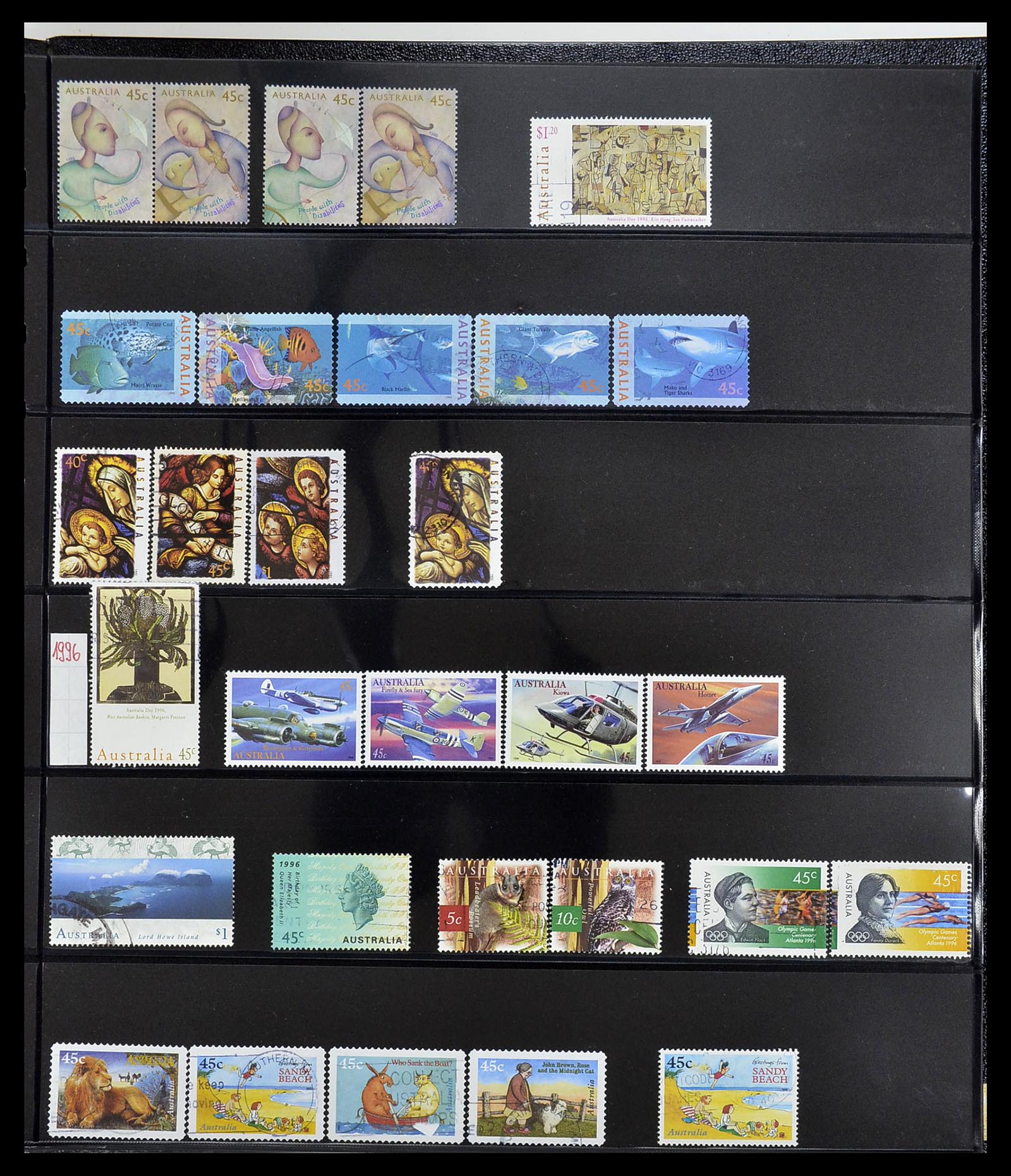 34560 025 - Postzegelverzameling 34560 Engelse gebieden in de stille Zuidzee 1840