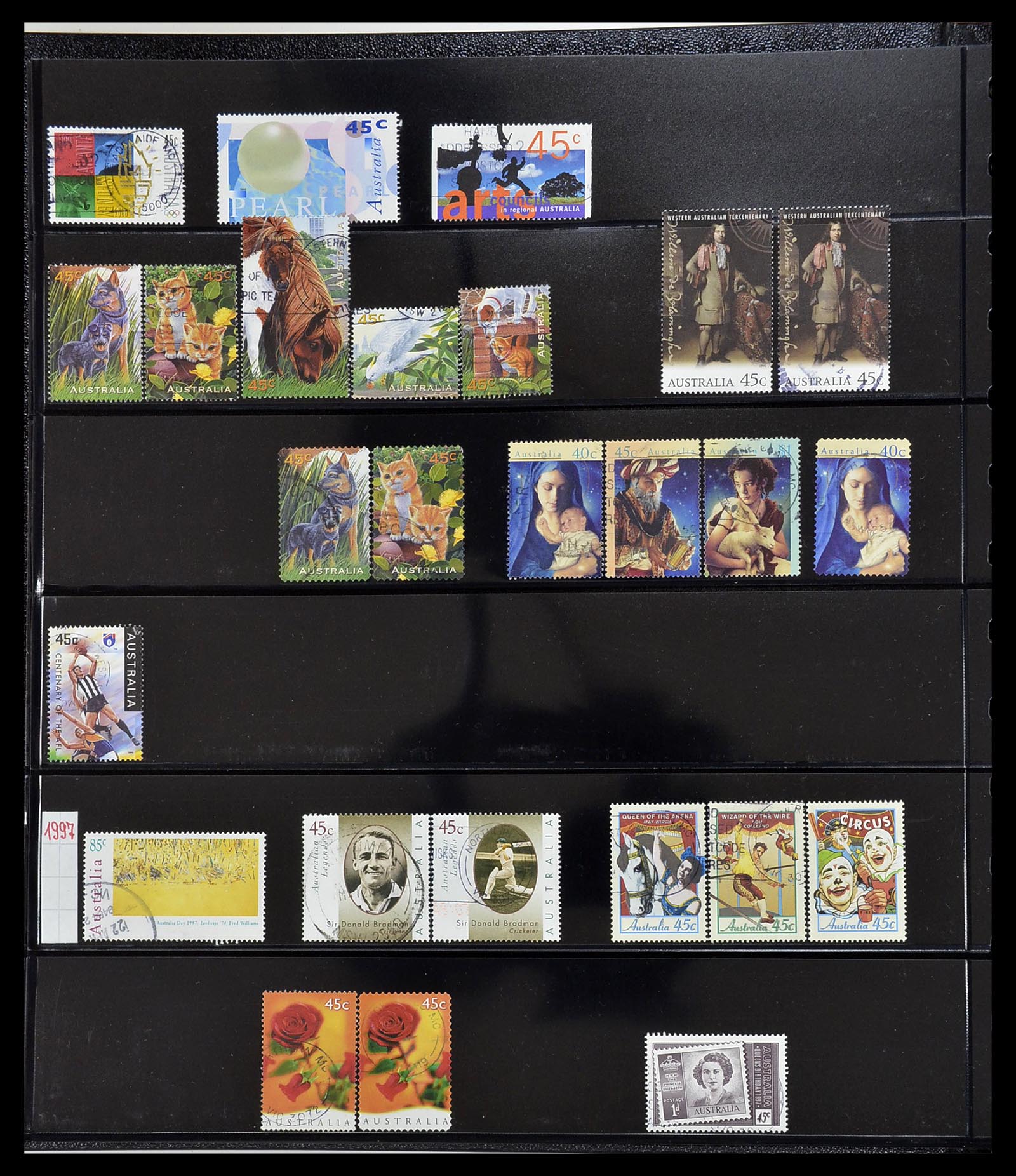 34560 026 - Postzegelverzameling 34560 Engelse gebieden in de stille Zuidzee 1840
