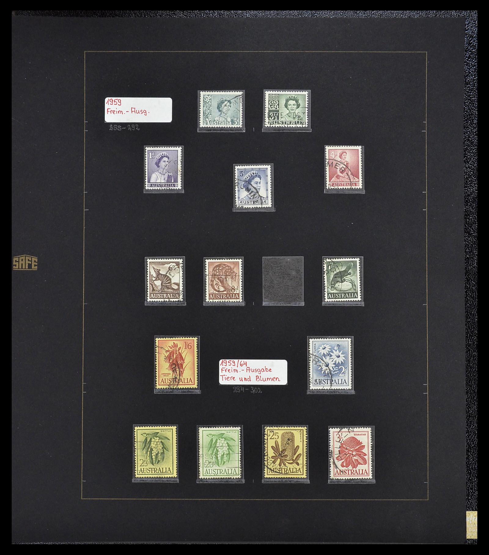 34560 031 - Postzegelverzameling 34560 Engelse gebieden in de stille Zuidzee 1840