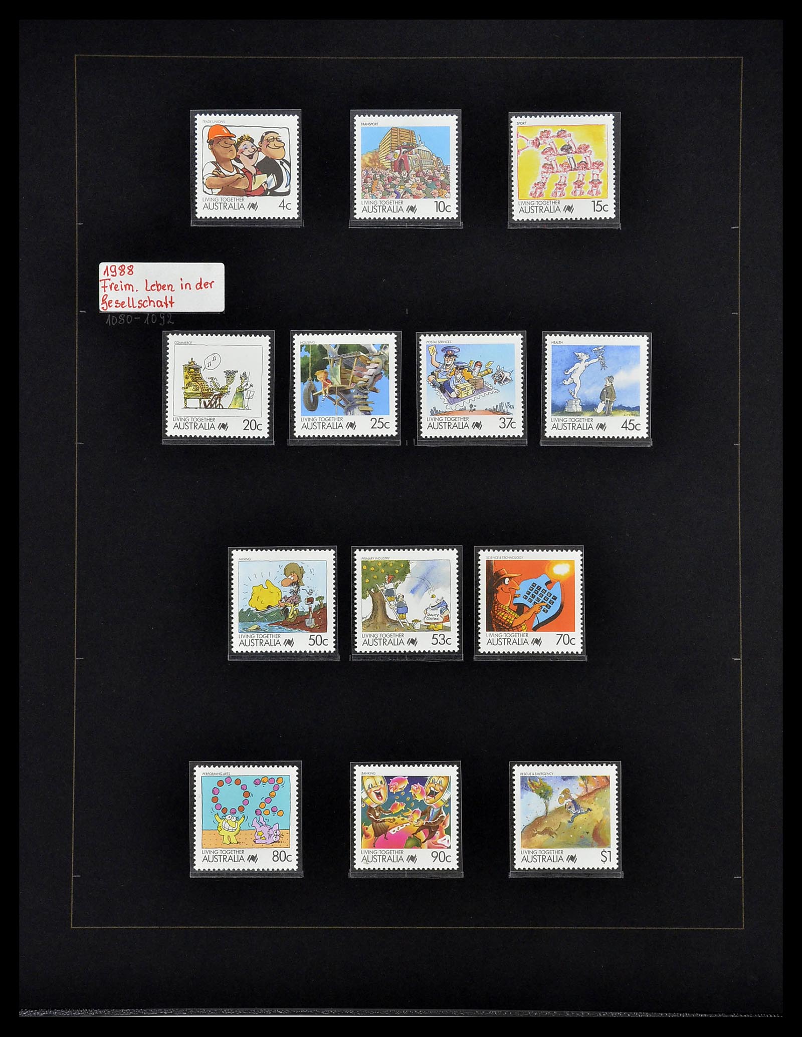 34560 038 - Postzegelverzameling 34560 Engelse gebieden in de stille Zuidzee 1840