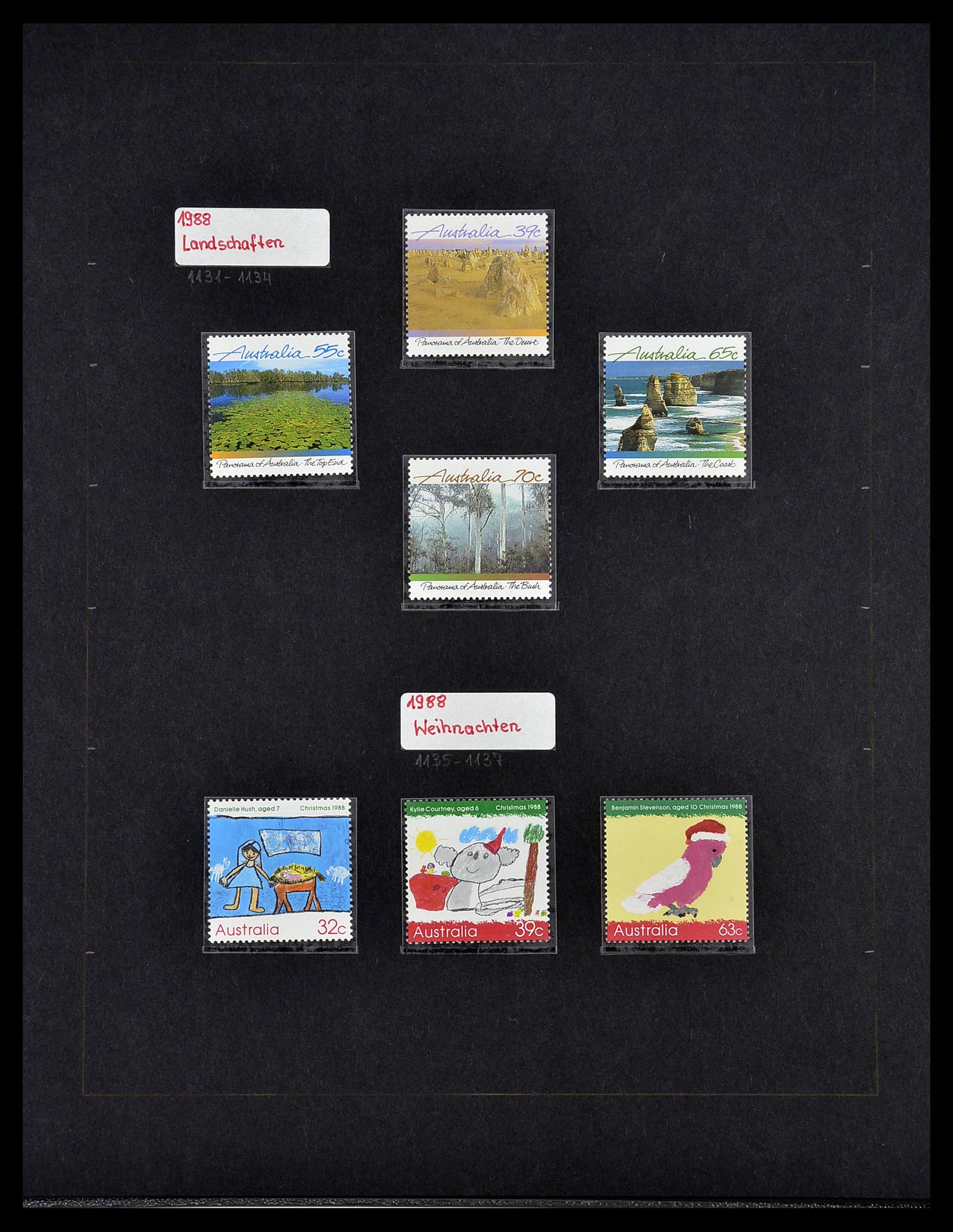 34560 043 - Postzegelverzameling 34560 Engelse gebieden in de stille Zuidzee 1840