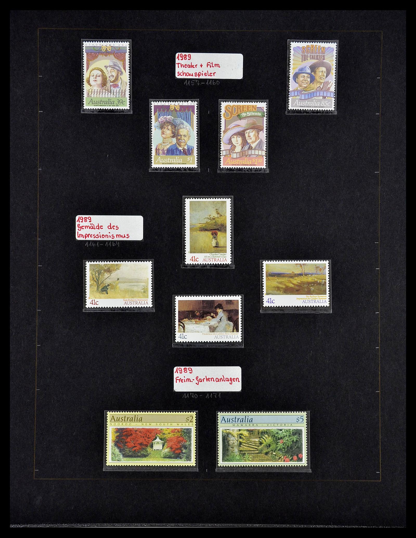 34560 046 - Postzegelverzameling 34560 Engelse gebieden in de stille Zuidzee 1840