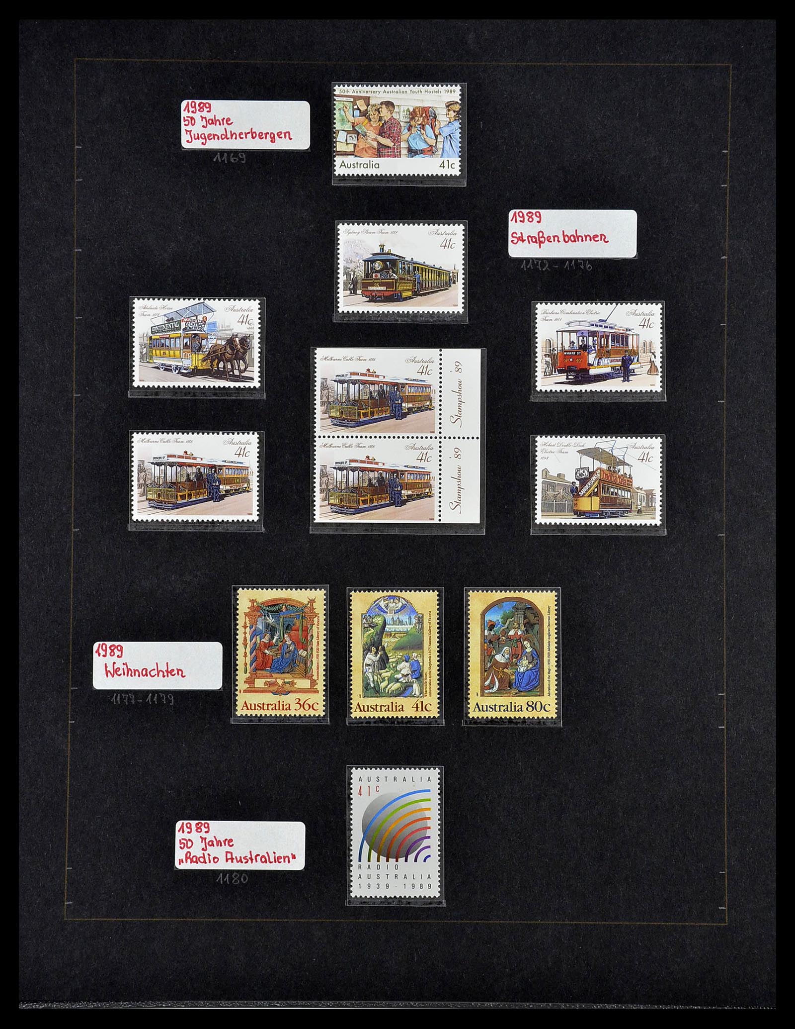 34560 047 - Postzegelverzameling 34560 Engelse gebieden in de stille Zuidzee 1840