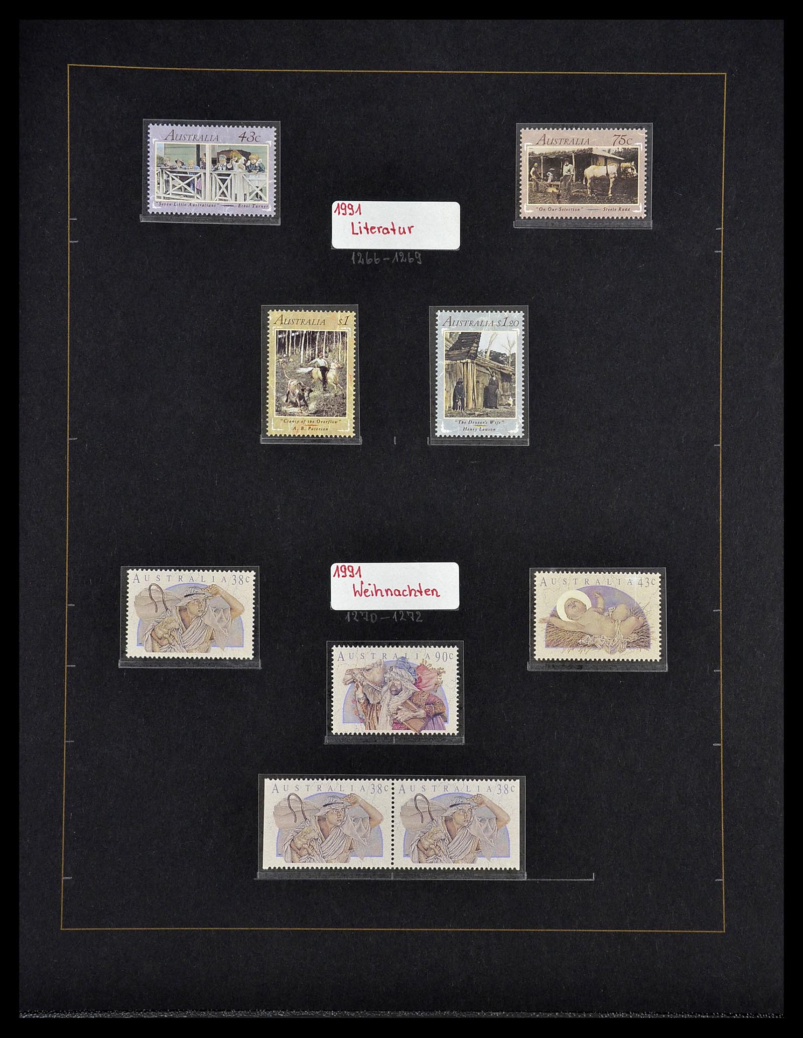 34560 059 - Postzegelverzameling 34560 Engelse gebieden in de stille Zuidzee 1840
