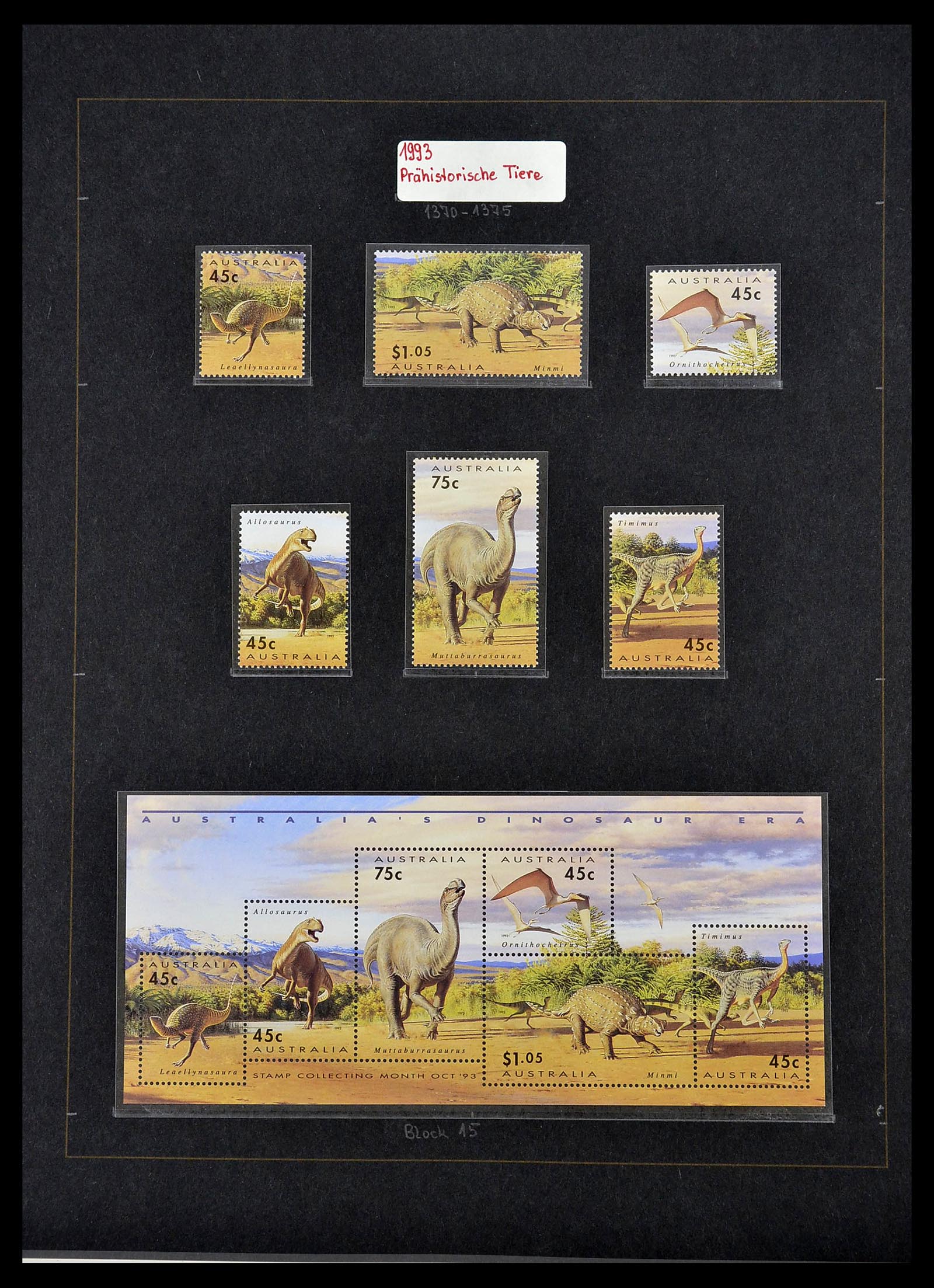 34560 069 - Postzegelverzameling 34560 Engelse gebieden in de stille Zuidzee 1840