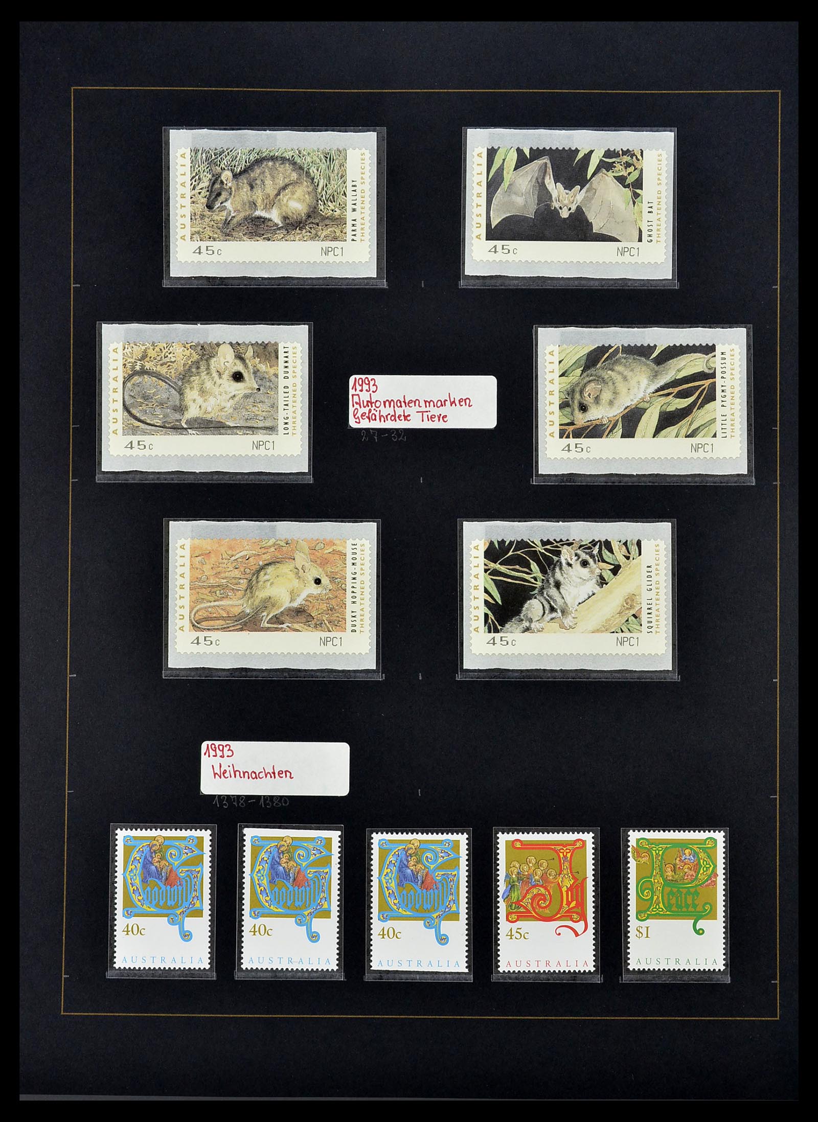 34560 070 - Postzegelverzameling 34560 Engelse gebieden in de stille Zuidzee 1840