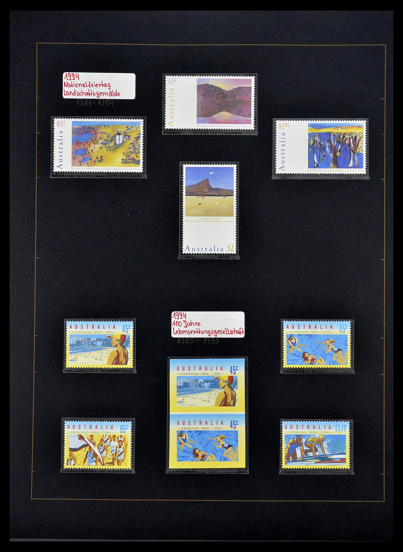 34560 071 - Postzegelverzameling 34560 Engelse gebieden in de stille Zuidzee 1840