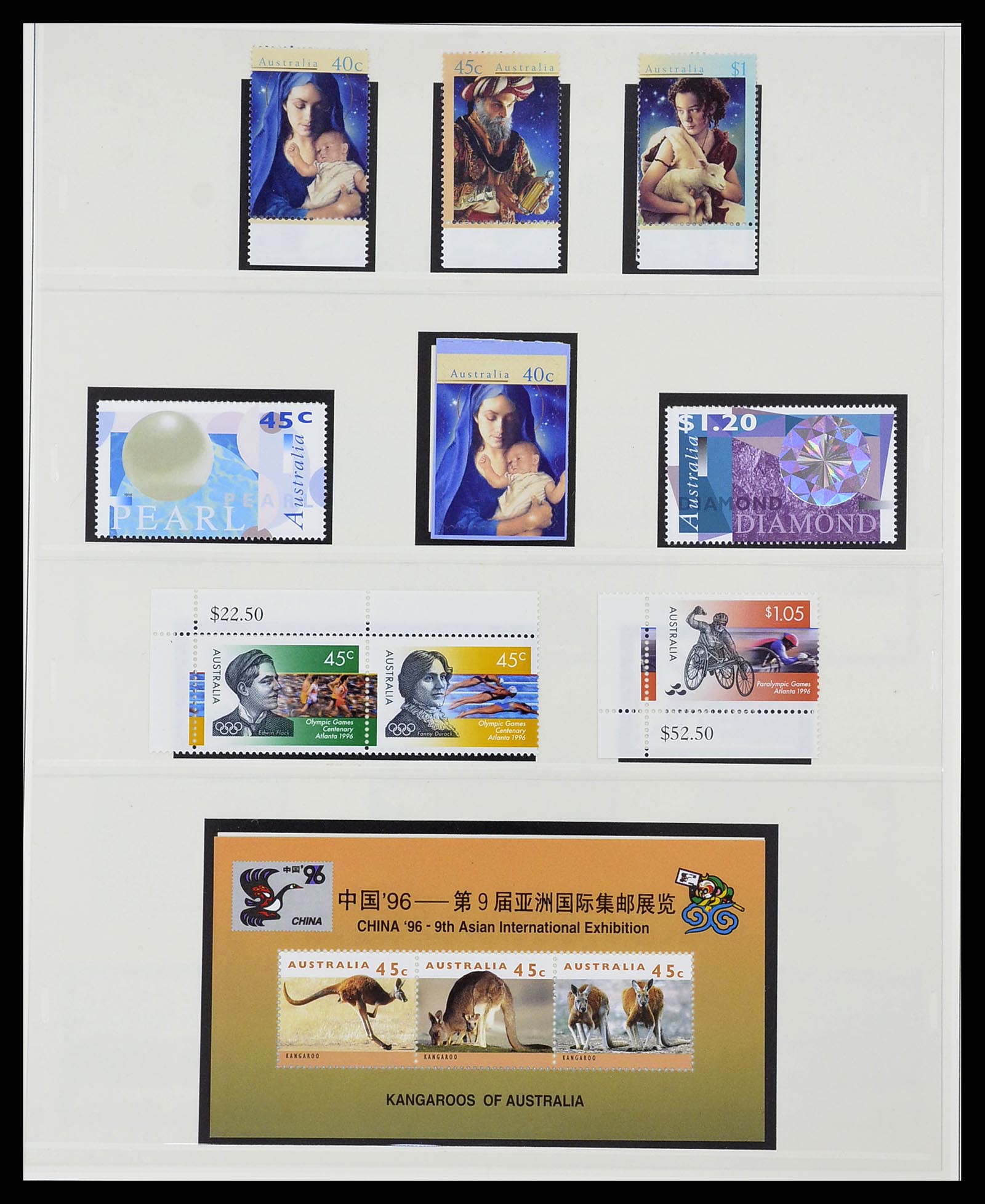 34560 091 - Postzegelverzameling 34560 Engelse gebieden in de stille Zuidzee 1840