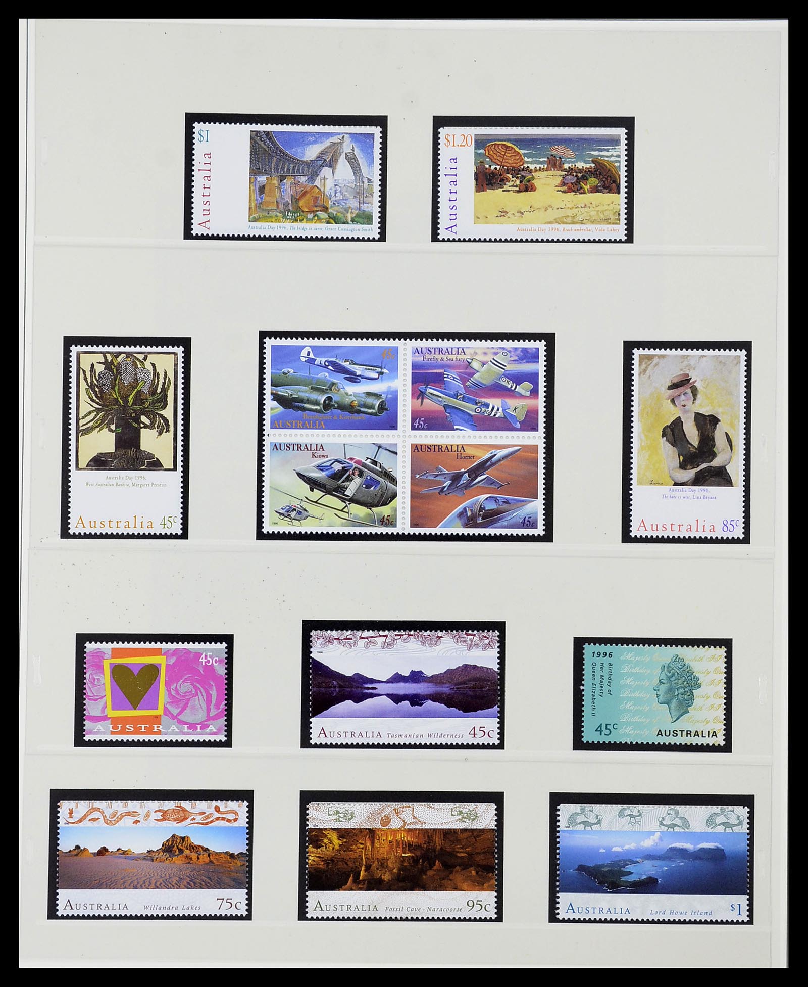 34560 092 - Postzegelverzameling 34560 Engelse gebieden in de stille Zuidzee 1840