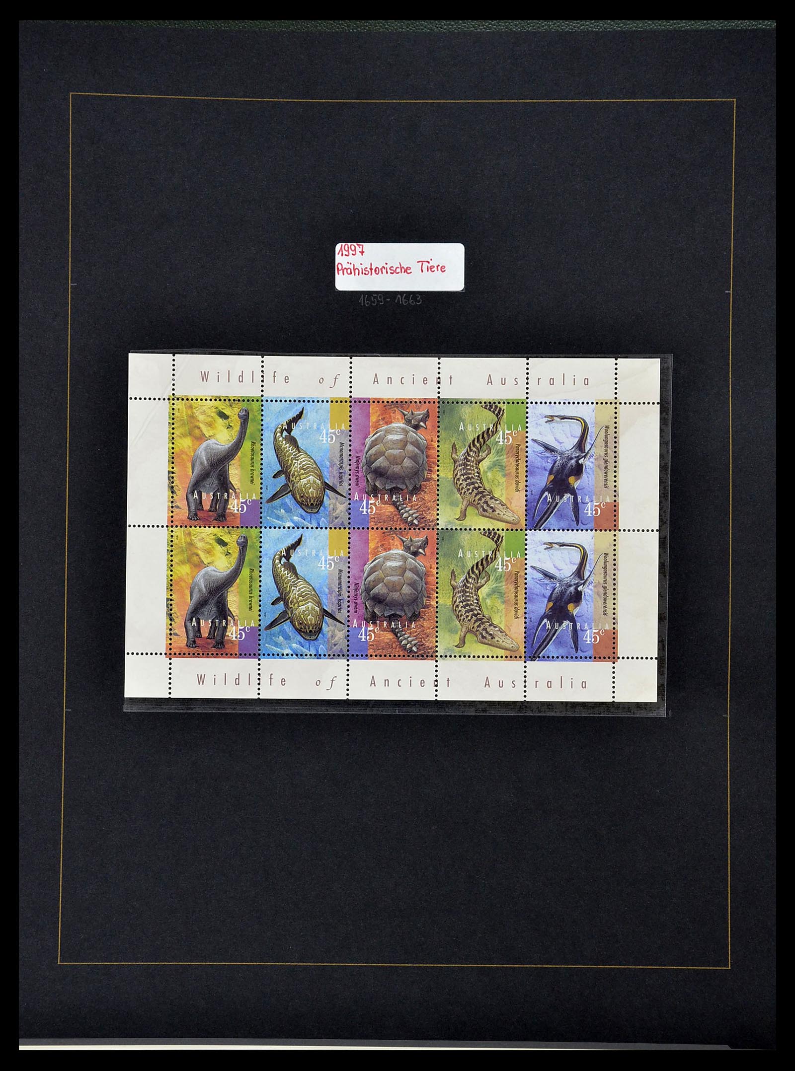 34560 109 - Postzegelverzameling 34560 Engelse gebieden in de stille Zuidzee 1840