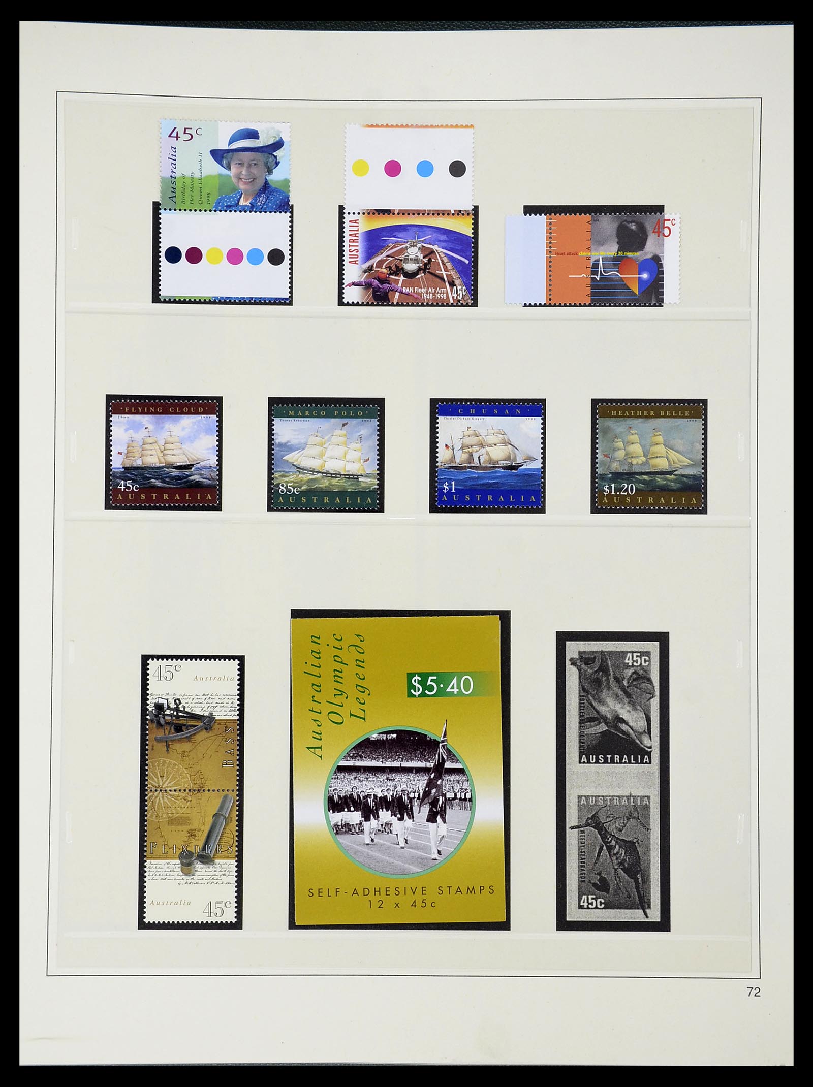 34560 114 - Postzegelverzameling 34560 Engelse gebieden in de stille Zuidzee 1840
