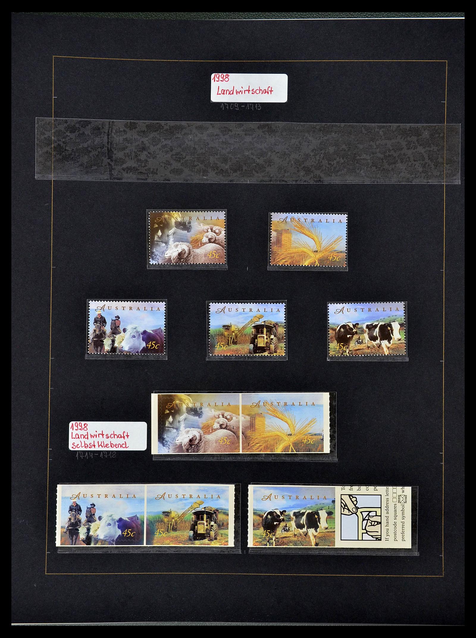 34560 118 - Postzegelverzameling 34560 Engelse gebieden in de stille Zuidzee 1840