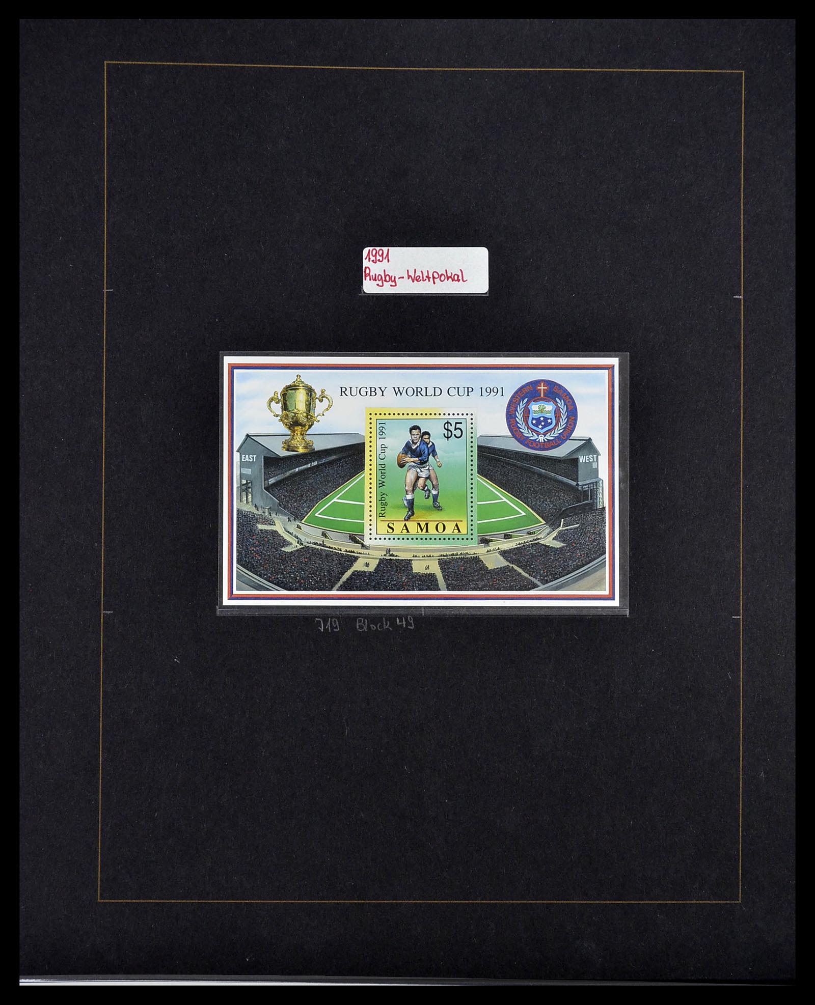 34560 541 - Postzegelverzameling 34560 Engelse gebieden in de stille Zuidzee 1840