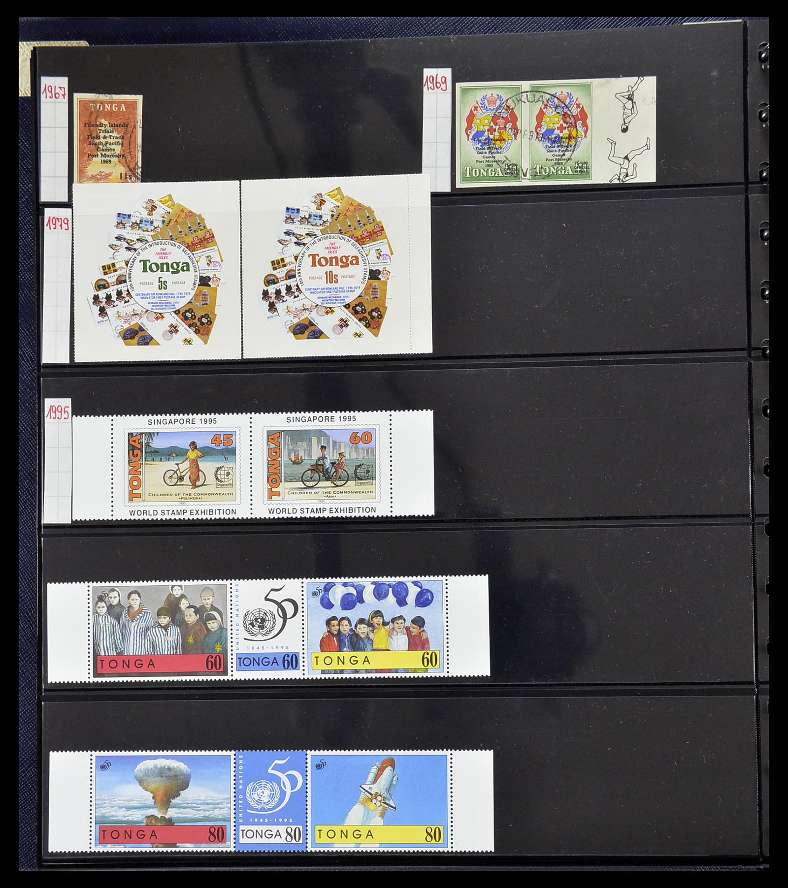 34560 551 - Postzegelverzameling 34560 Engelse gebieden in de stille Zuidzee 1840
