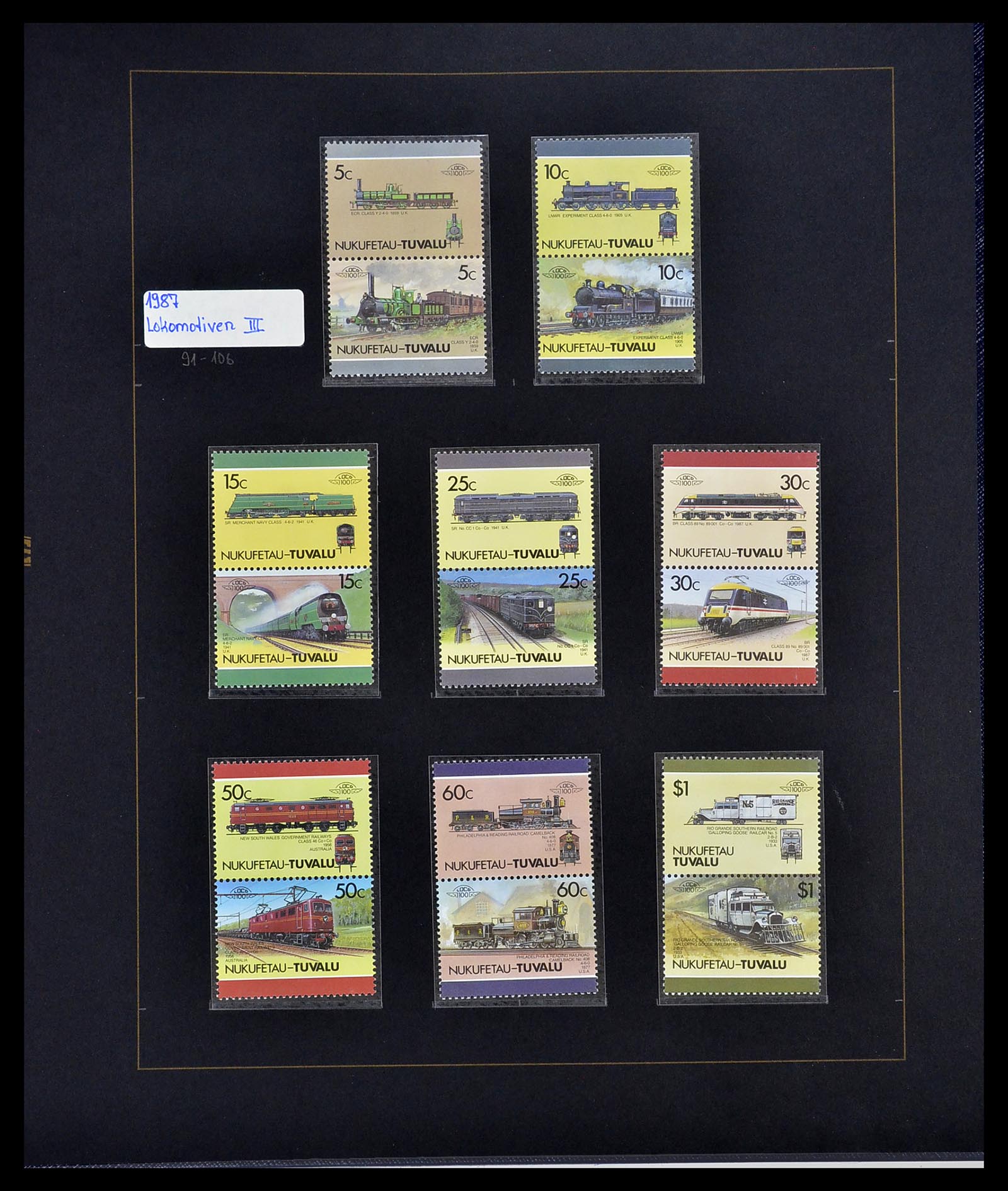 34560 561 - Postzegelverzameling 34560 Engelse gebieden in de stille Zuidzee 1840