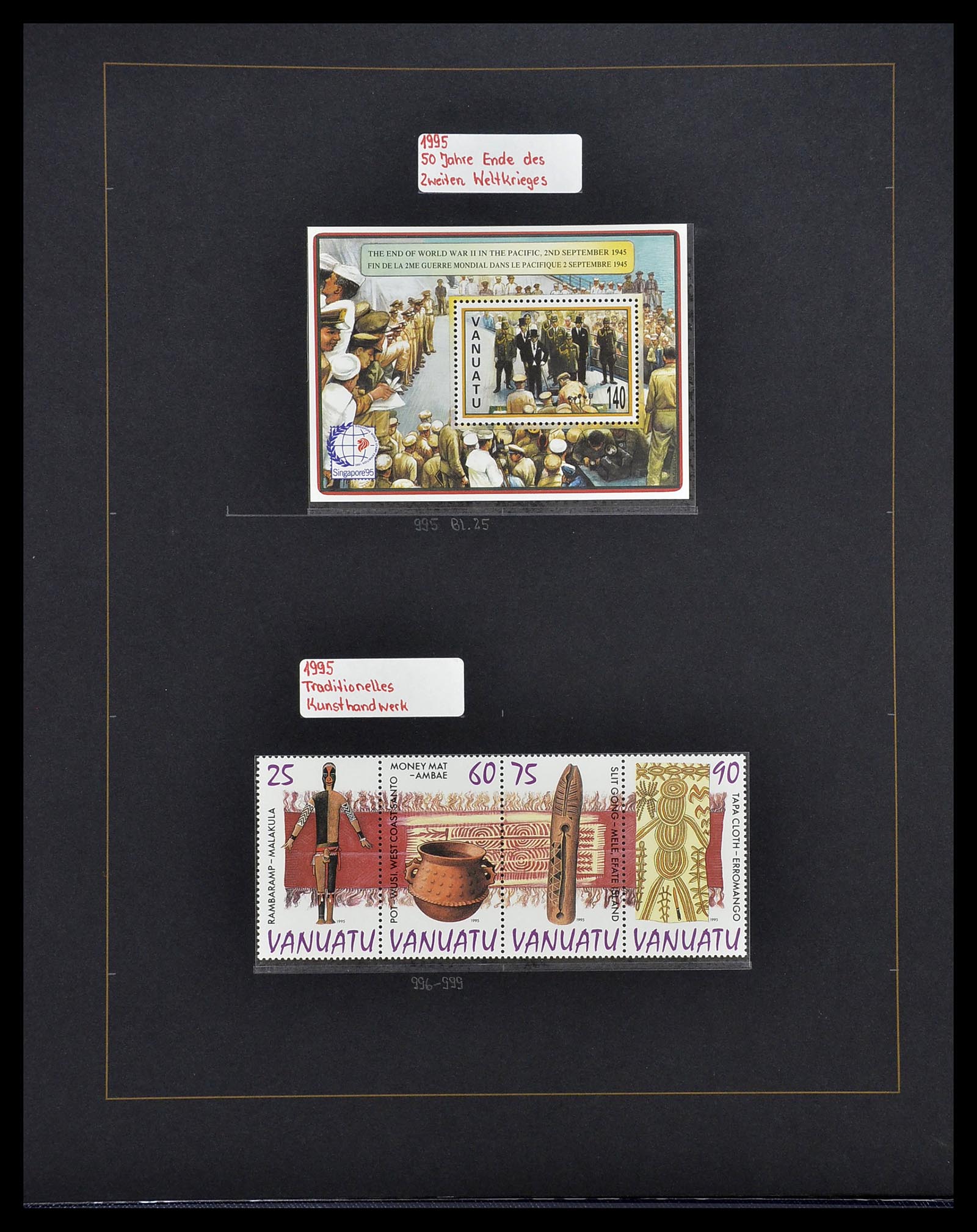34560 567 - Postzegelverzameling 34560 Engelse gebieden in de stille Zuidzee 1840