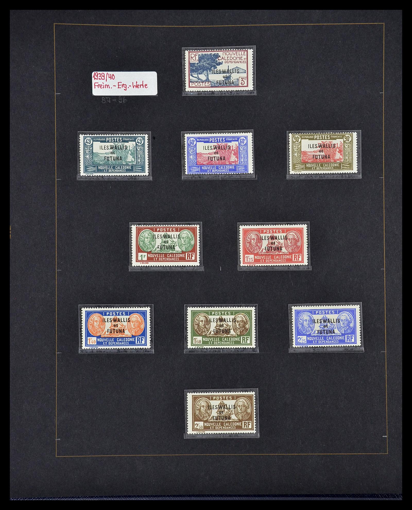34560 577 - Postzegelverzameling 34560 Engelse gebieden in de stille Zuidzee 1840